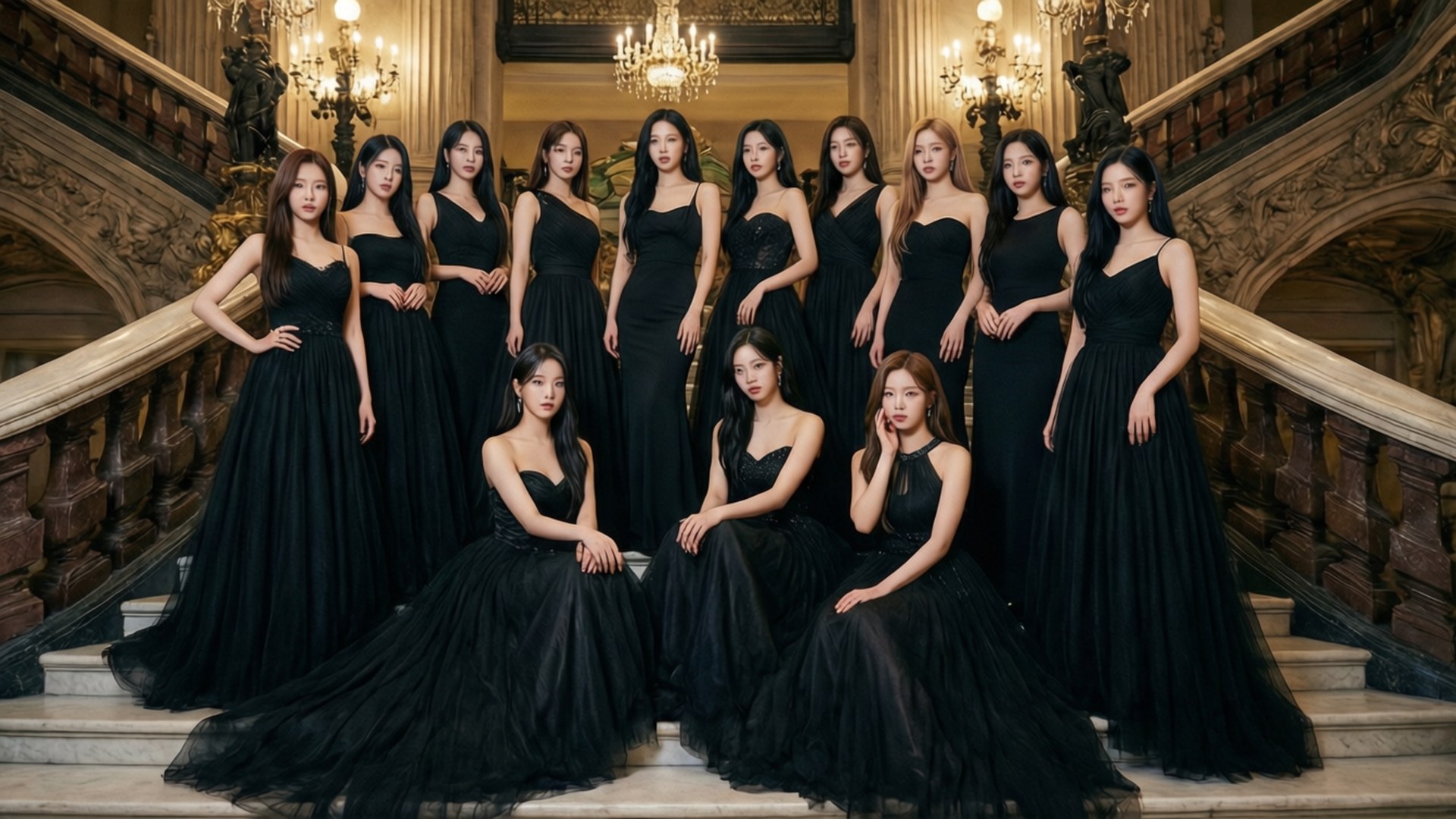 TWICE 黑色礼服盛宴 壁纸