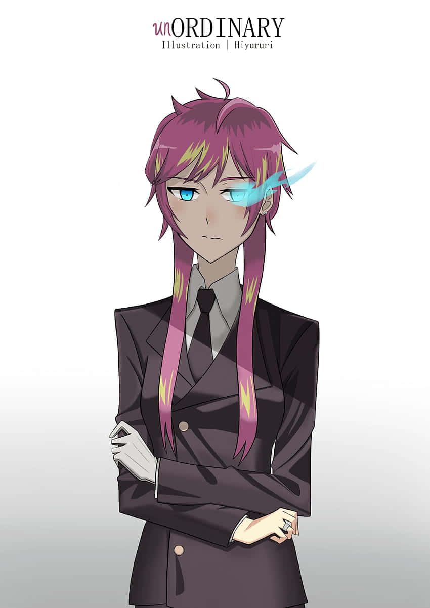 UnOrdinary 塞拉菲娜身着西装领带 壁纸