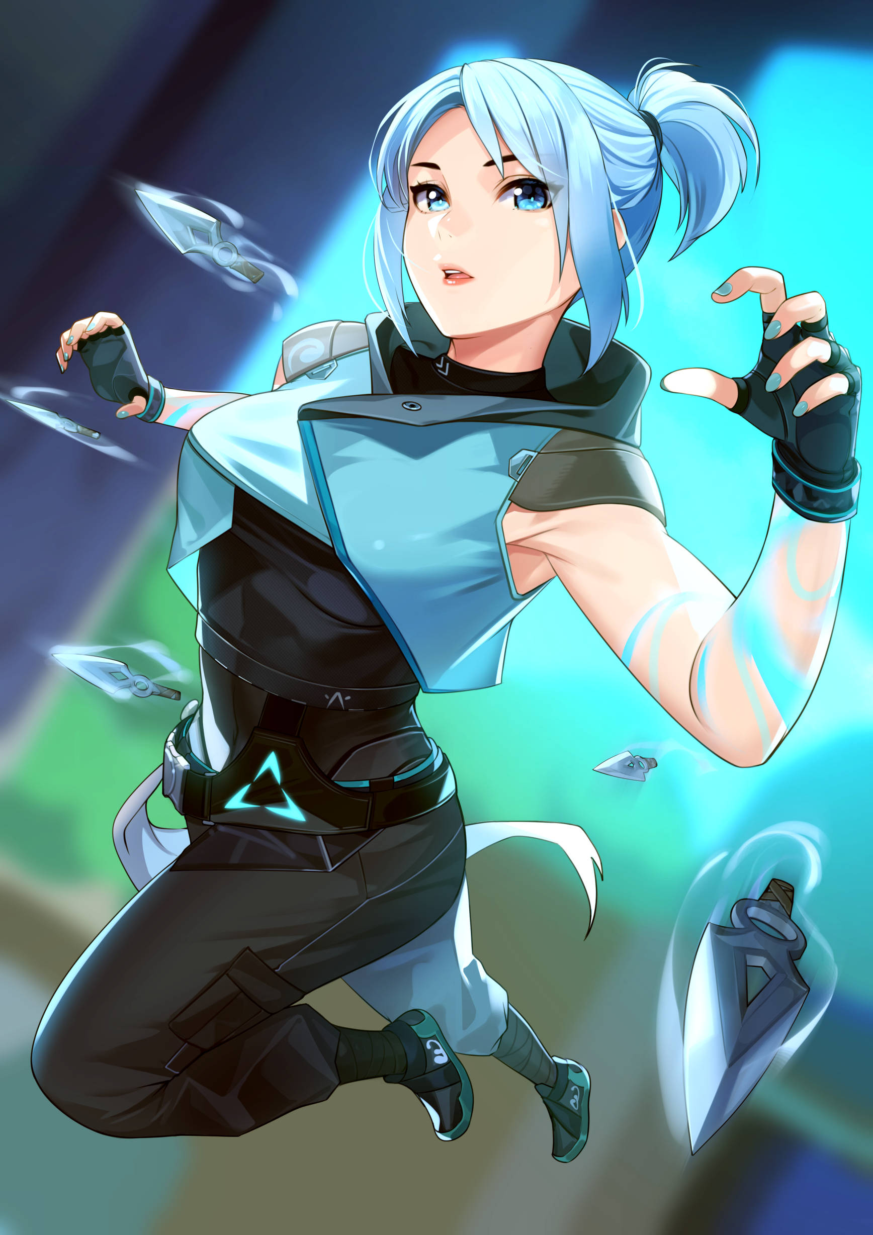 Valorant Jett 粉丝艺术 壁纸