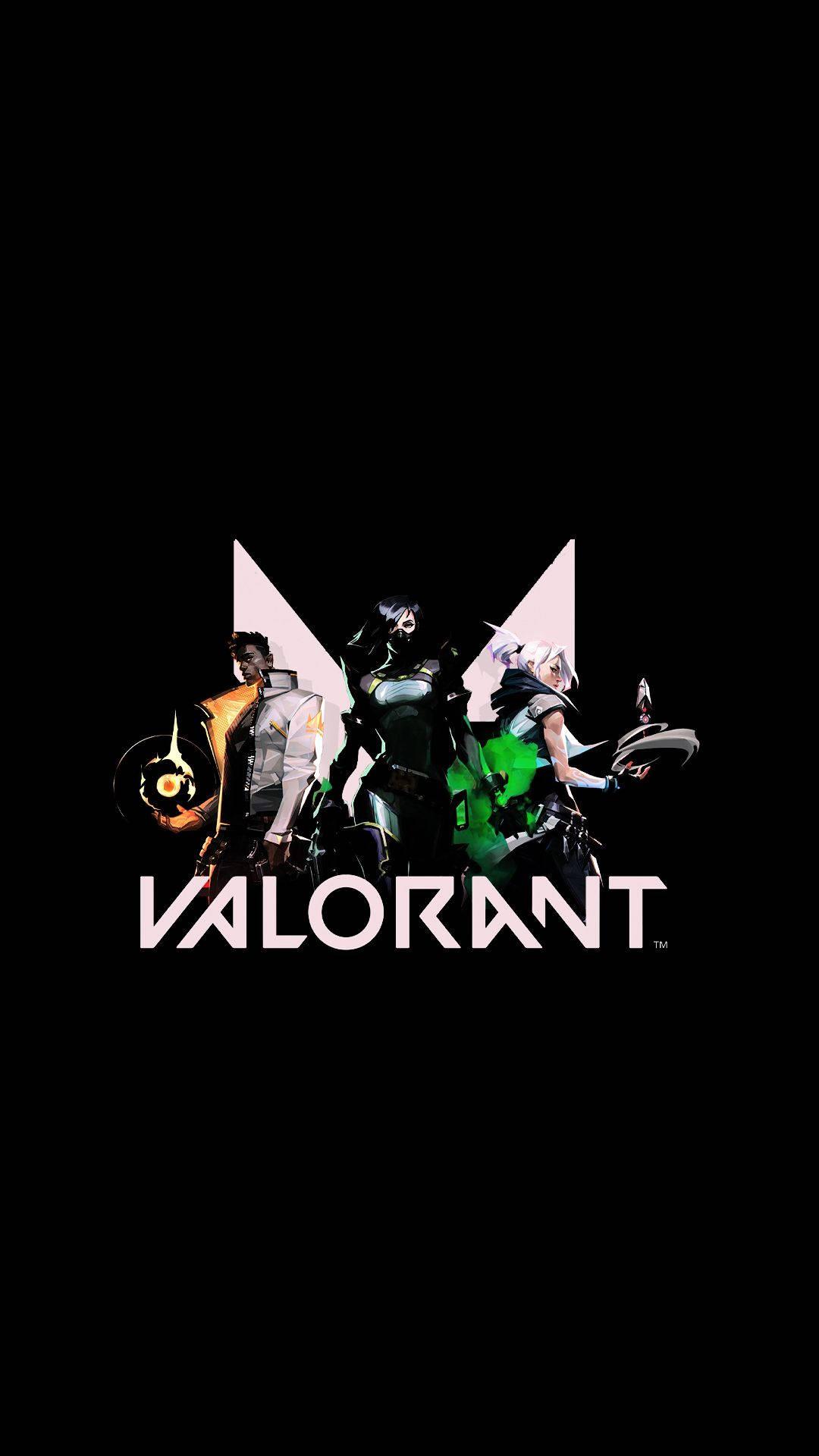 Valorant Logo桌面壁纸 手机专用 — 无畏契约 壁纸