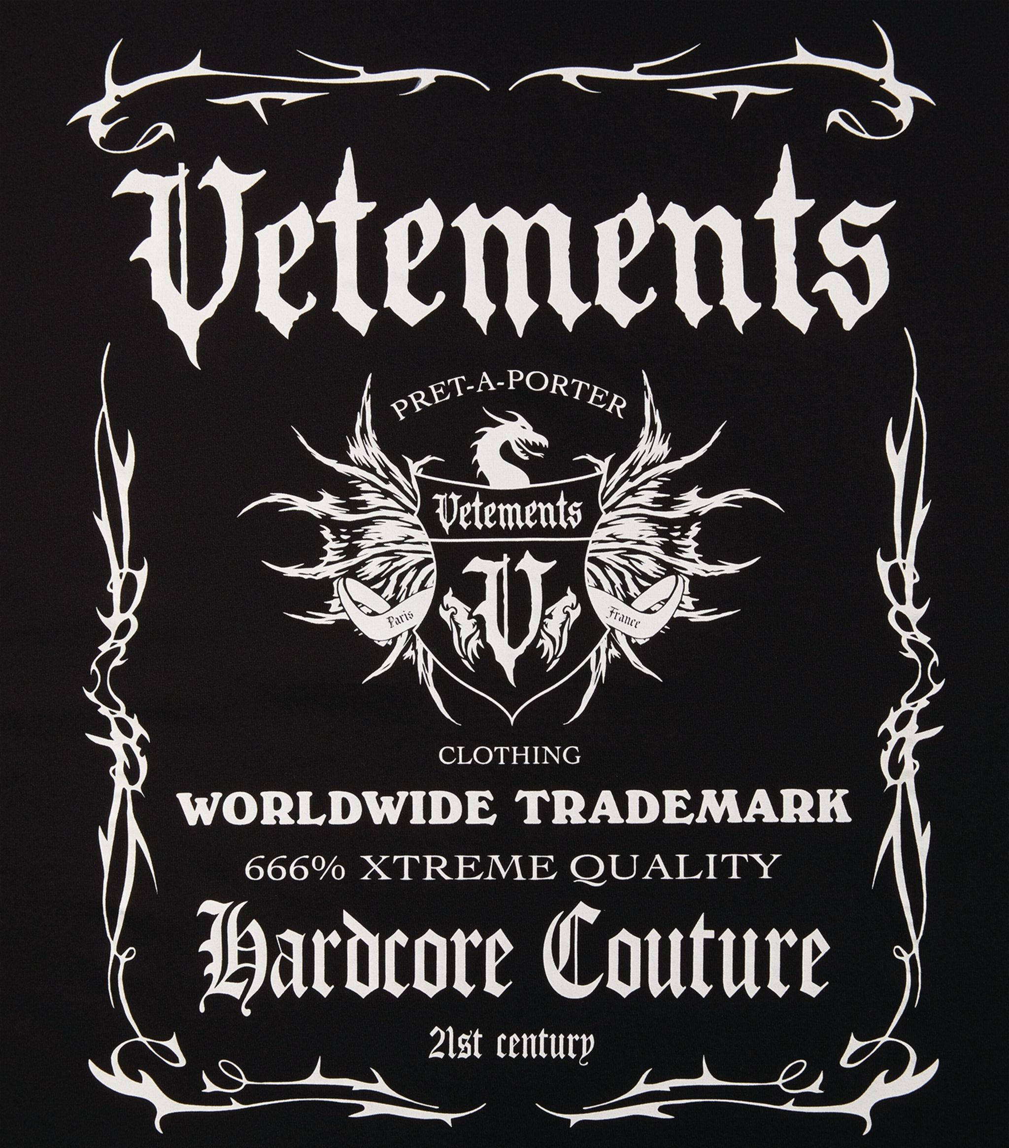 Vetements黑色标签标志 壁纸