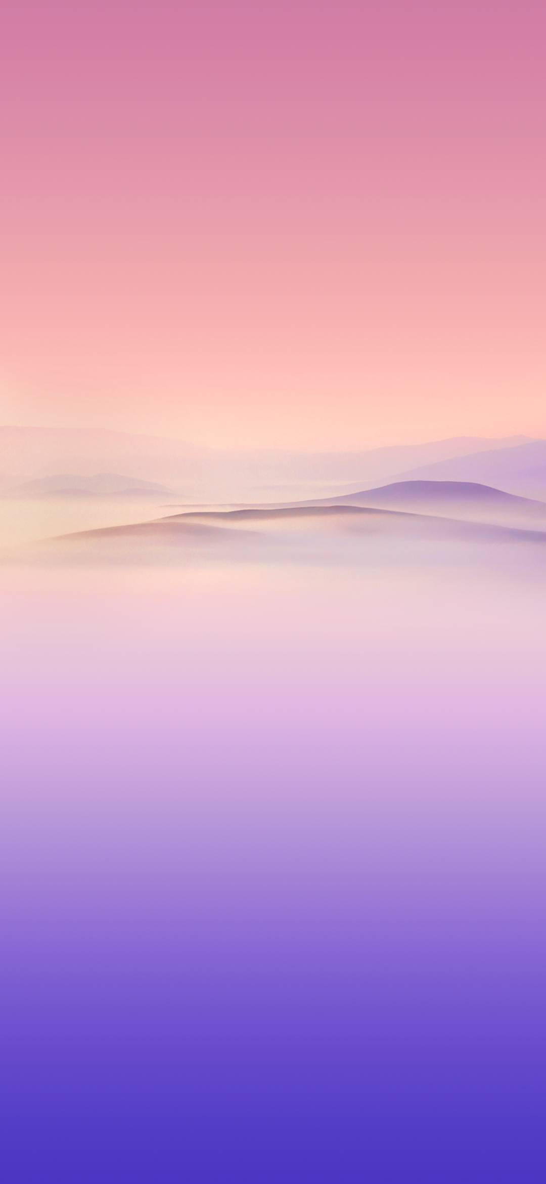 Vivo Y11 粉紫沙漠 壁纸