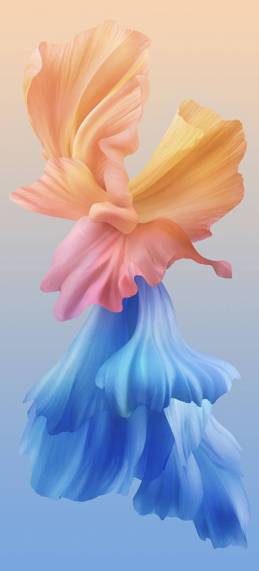 Vivo Y20 蓝橙渐变