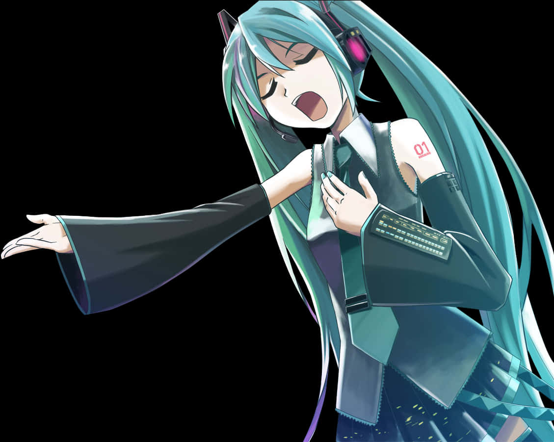 Vocaloid 表演_动漫_渲染 壁纸
