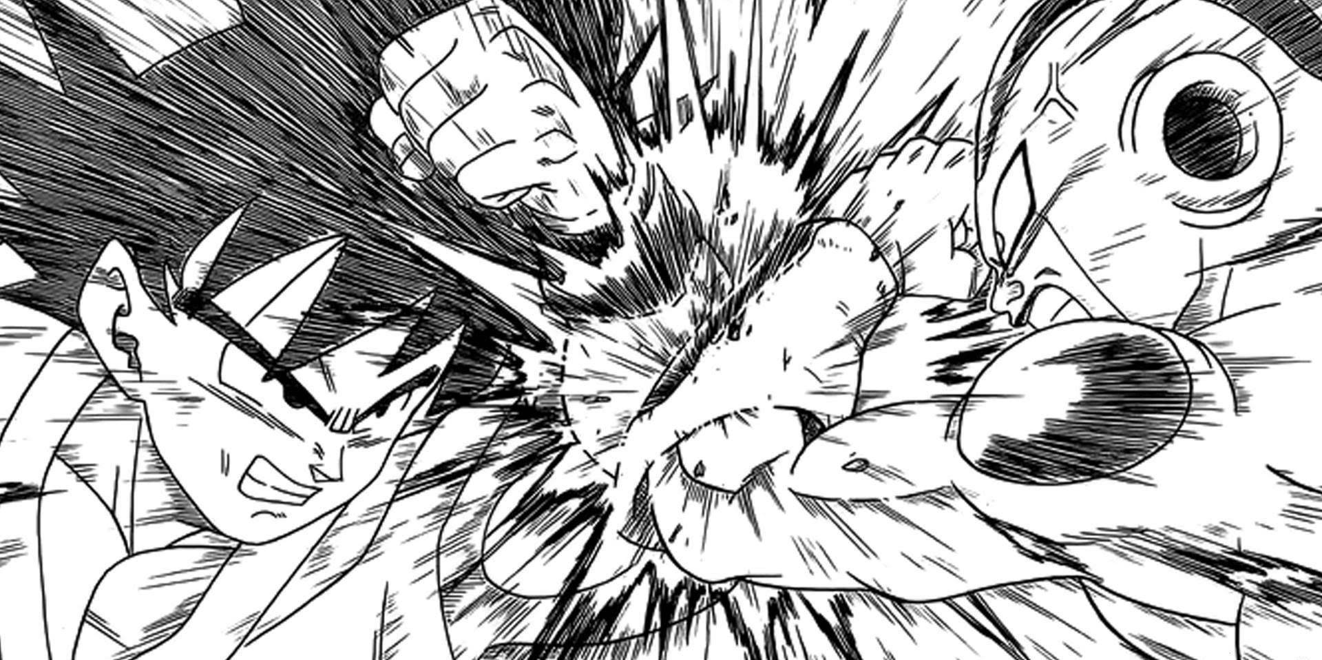 悟空vs弗利萨漫画分镜 壁纸