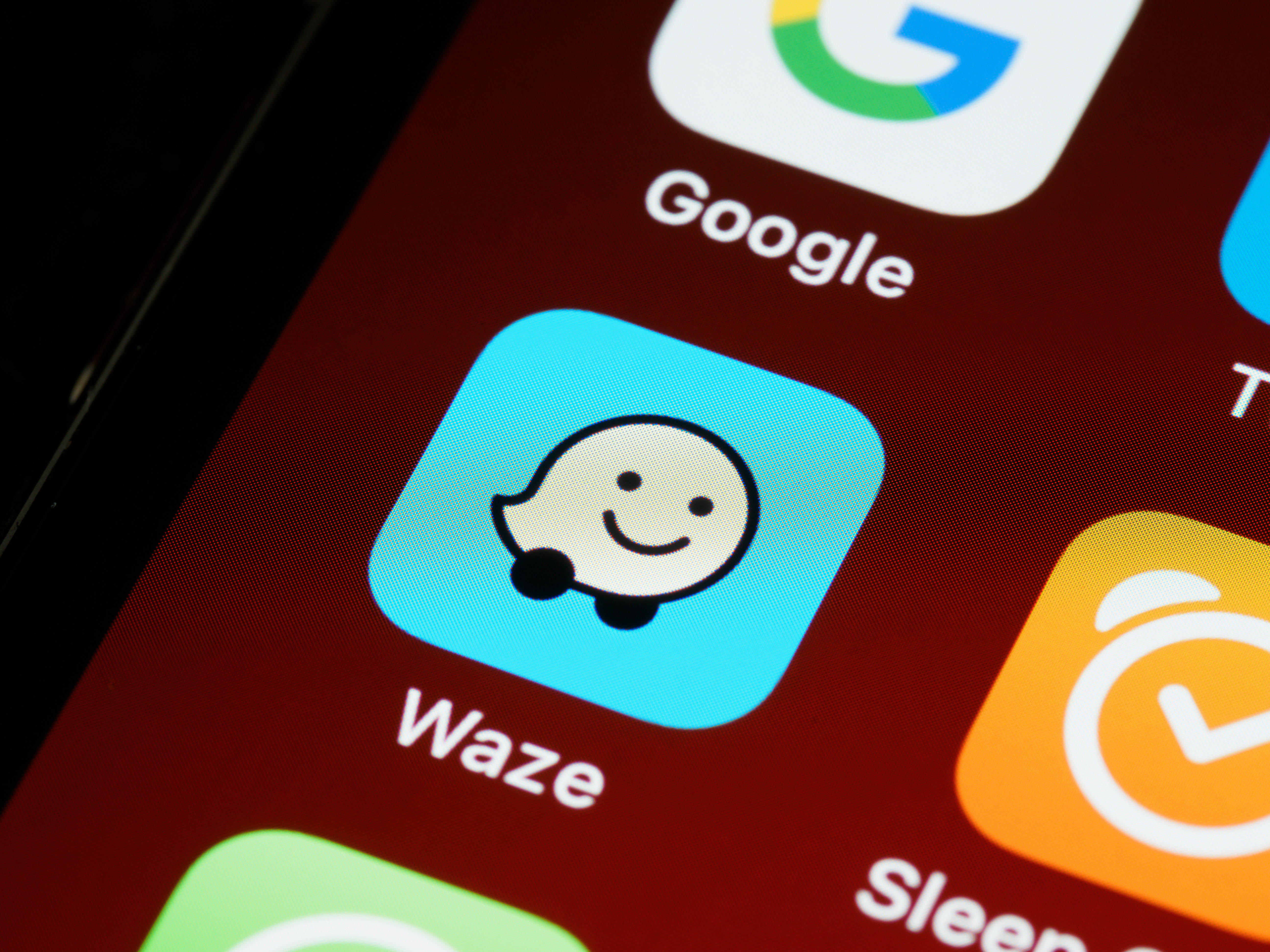 Waze应用 iOS 13 壁纸