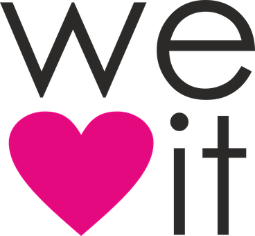 We Heart It 标志 壁纸