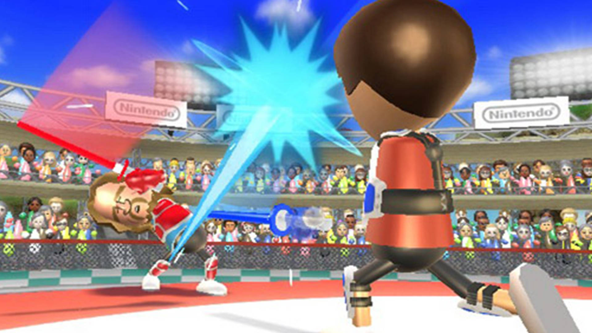 Wii Sports Resort激烈剑术对决 壁纸