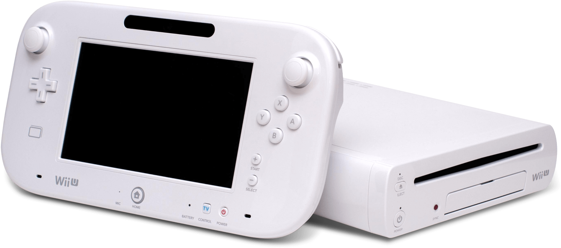 白色Wii U主机与游戏手柄 壁纸