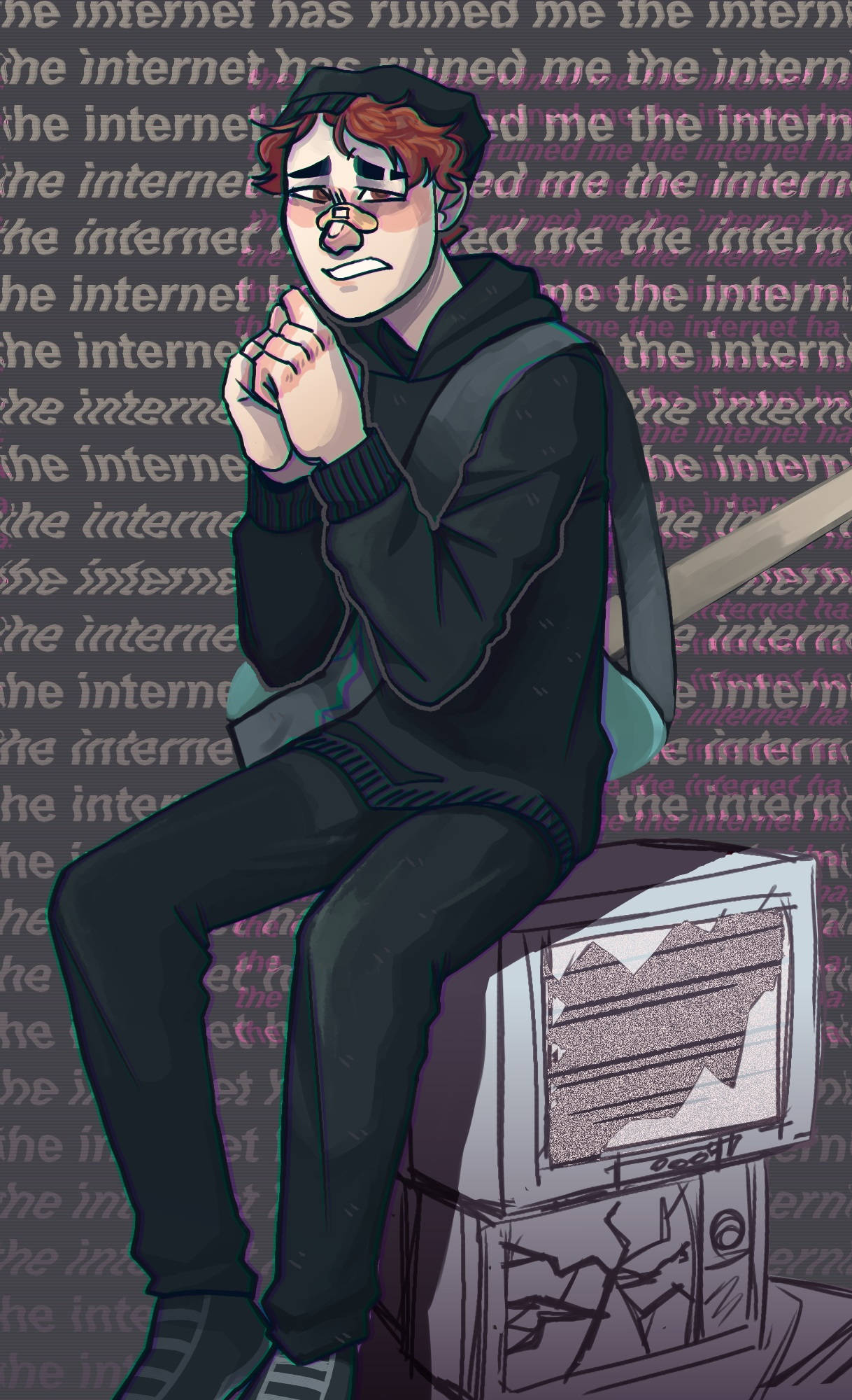 Wilbur Soot 全黑服装 壁纸