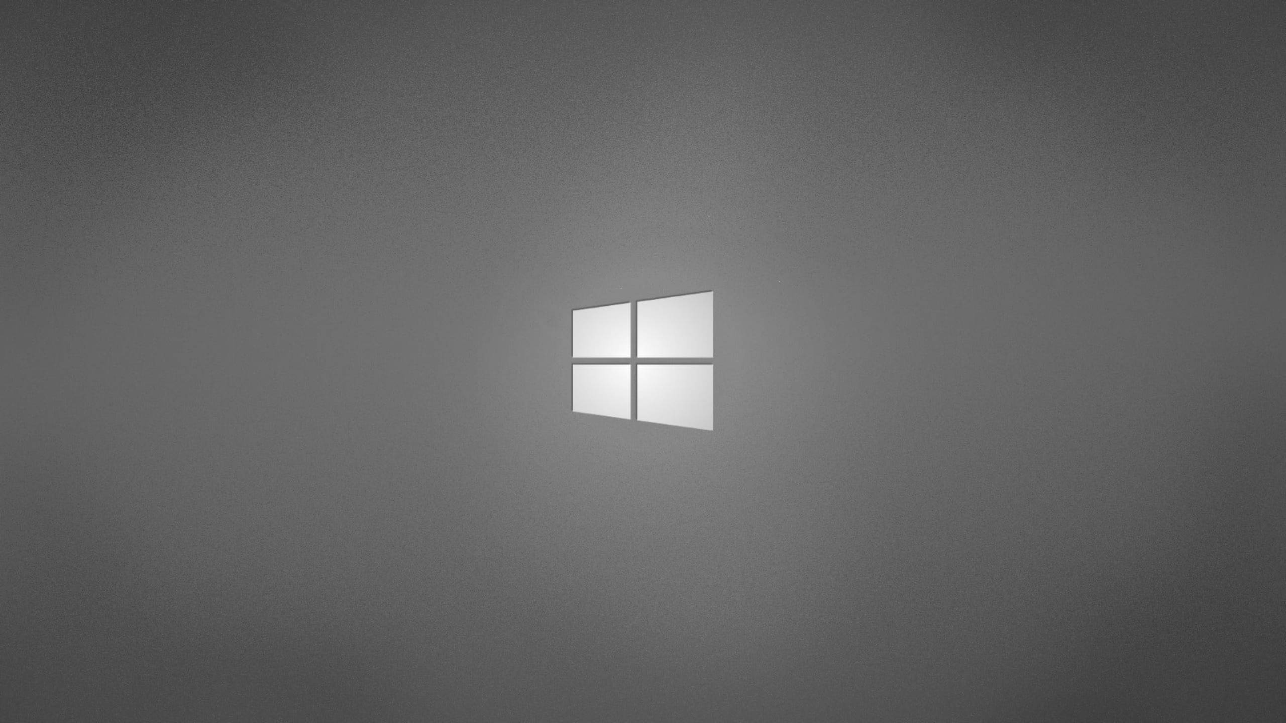 灰色Windows标志专业桌面 壁纸