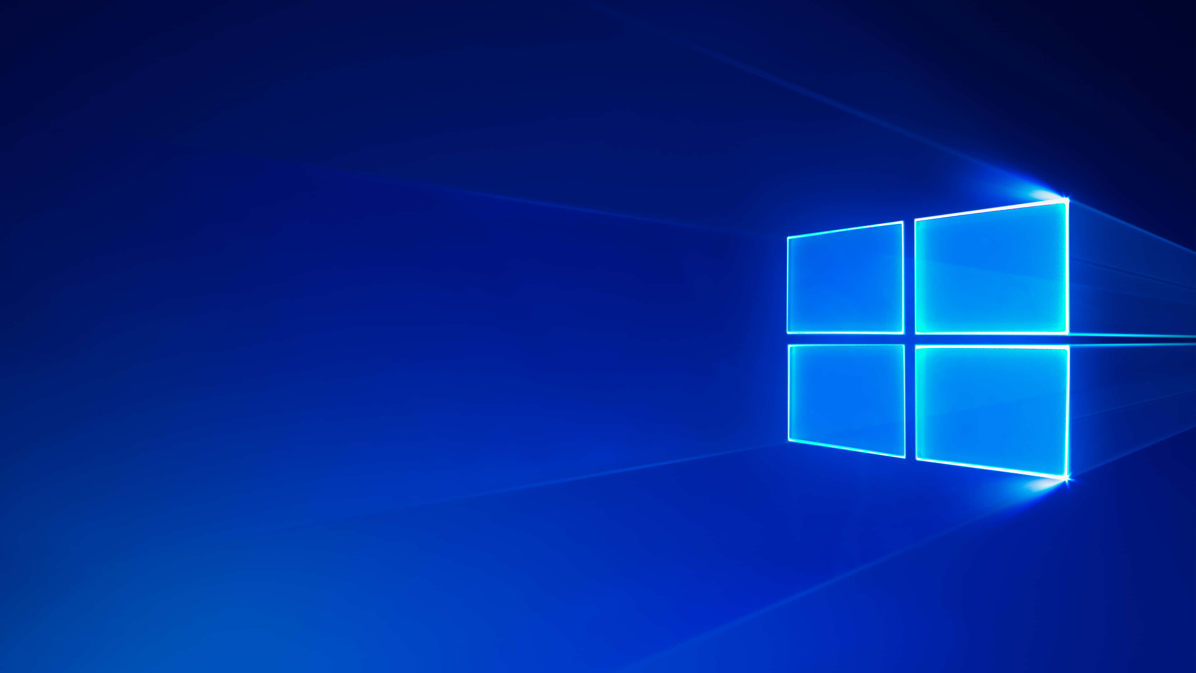 精美蓝色Windows 10背景 壁纸