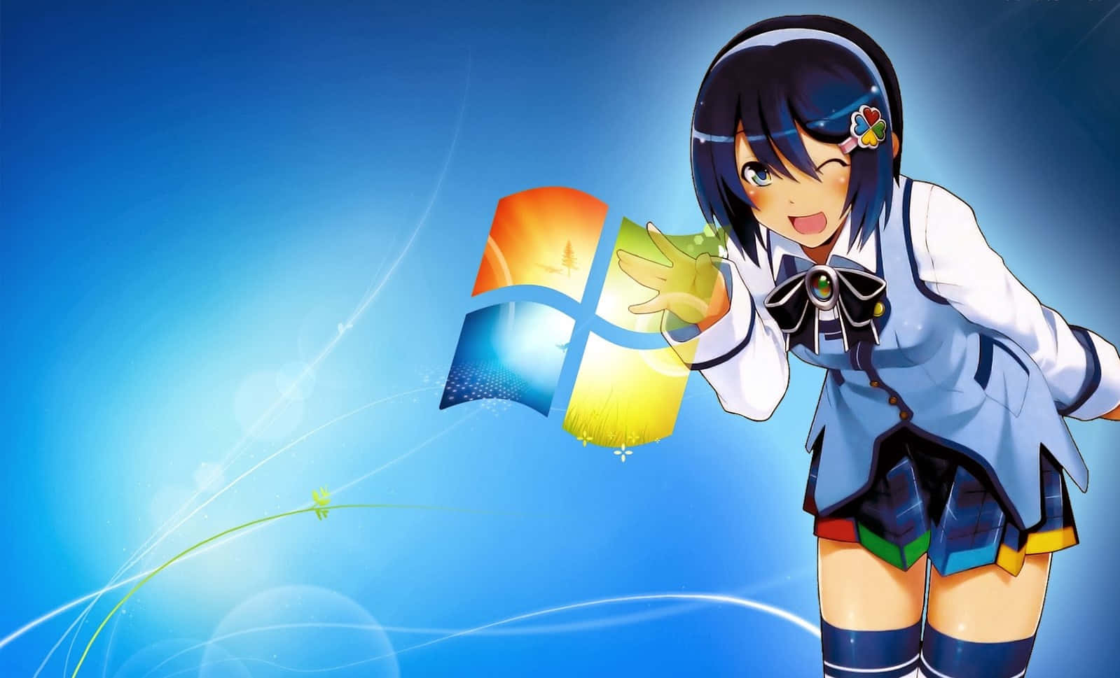 优质动漫女孩Windows壁纸 壁纸
