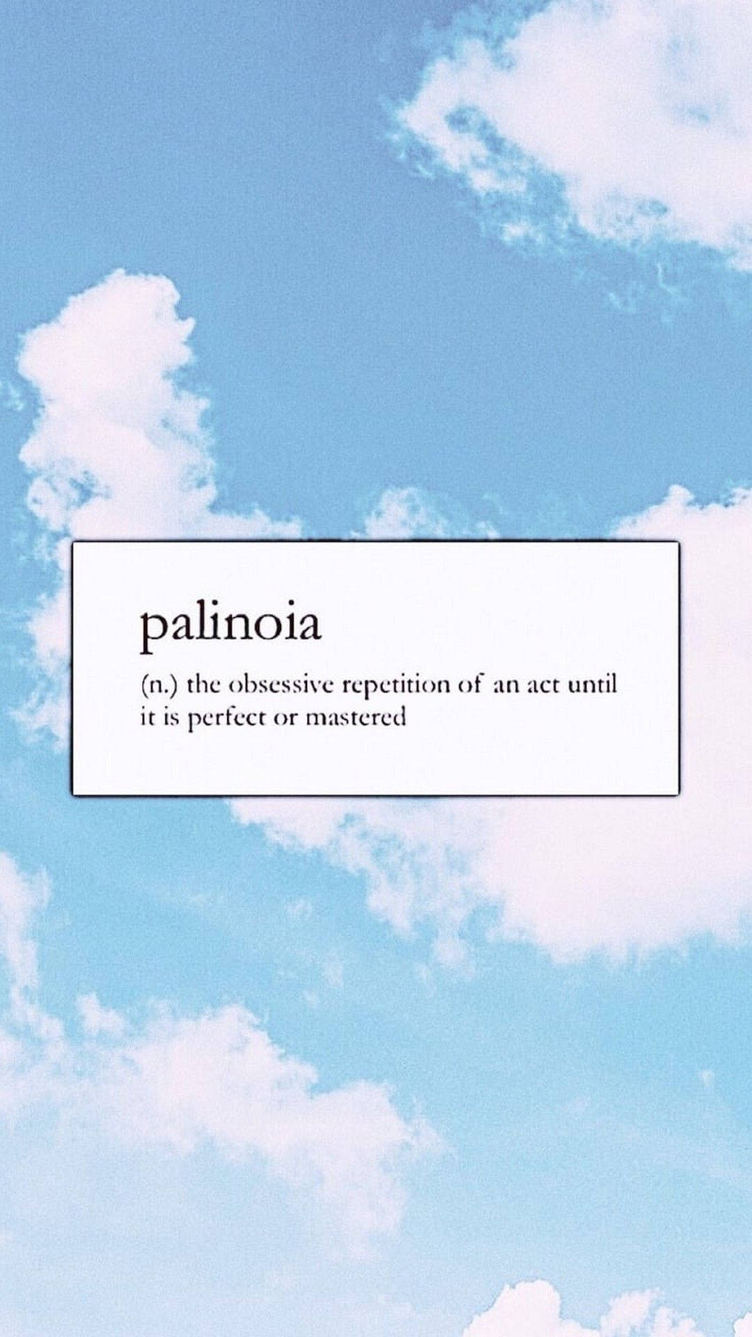 Word Palinoia美学iPhone Xr壁纸 壁纸