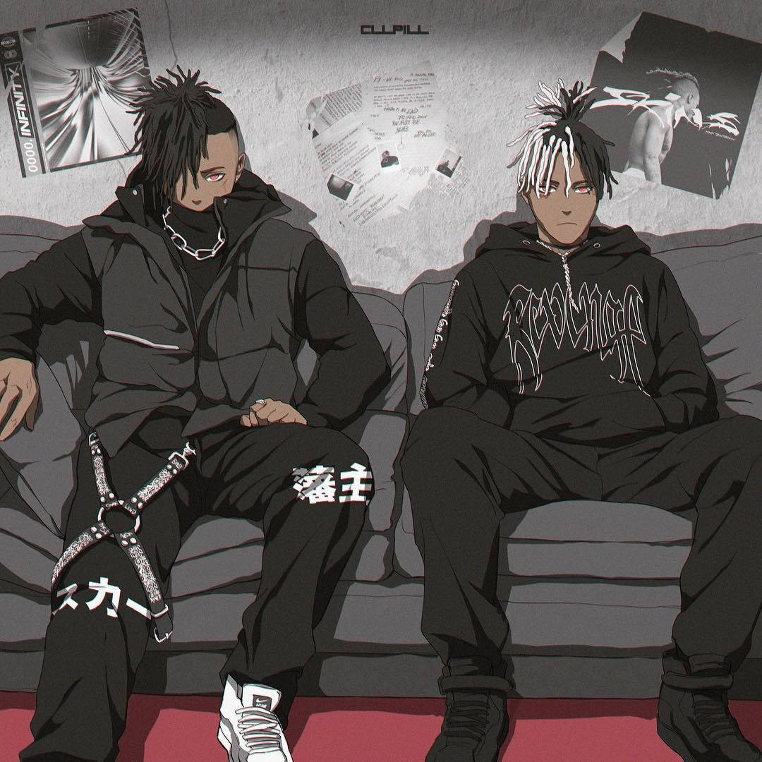 Xxxtentacion 动漫与 Scarlxrd 壁纸