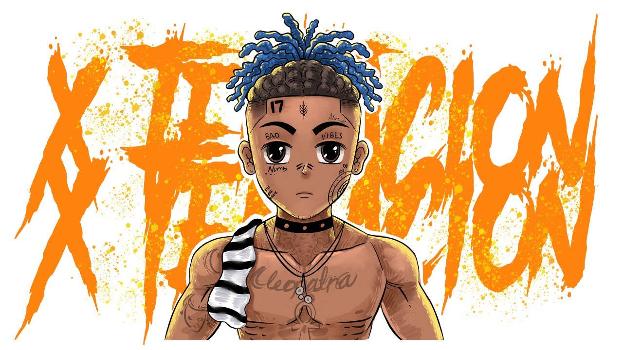 Xxxtentacion 动漫创意艺术 壁纸