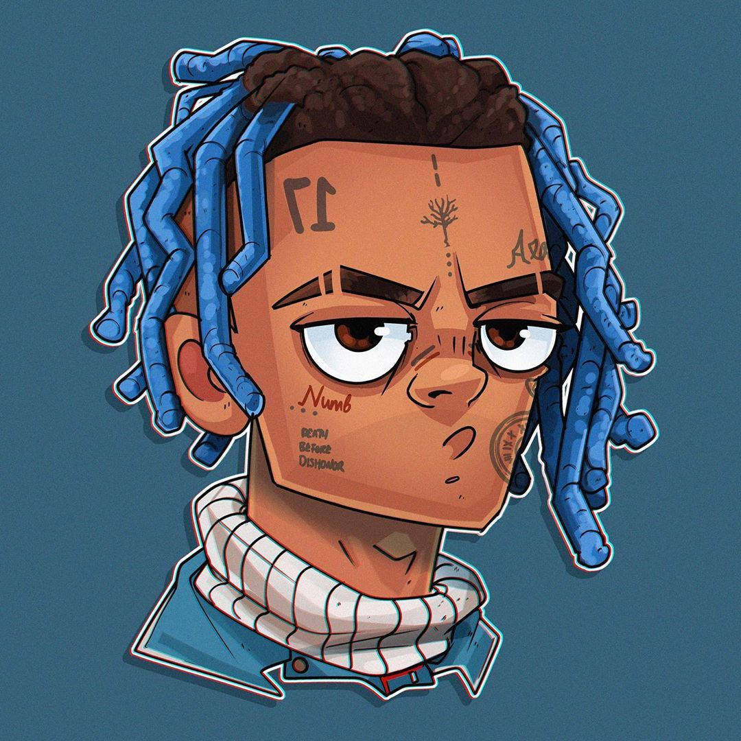 Xxxtentacion 动漫数字纹身 壁纸