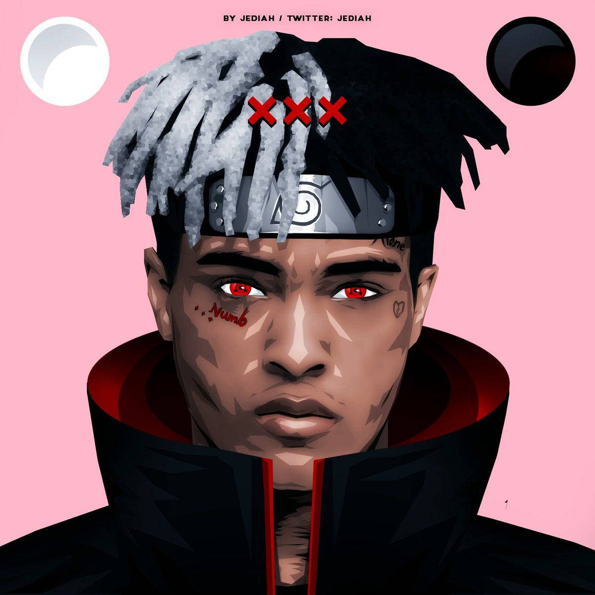 Xxxtentacion 动漫火影忍者头饰 壁纸