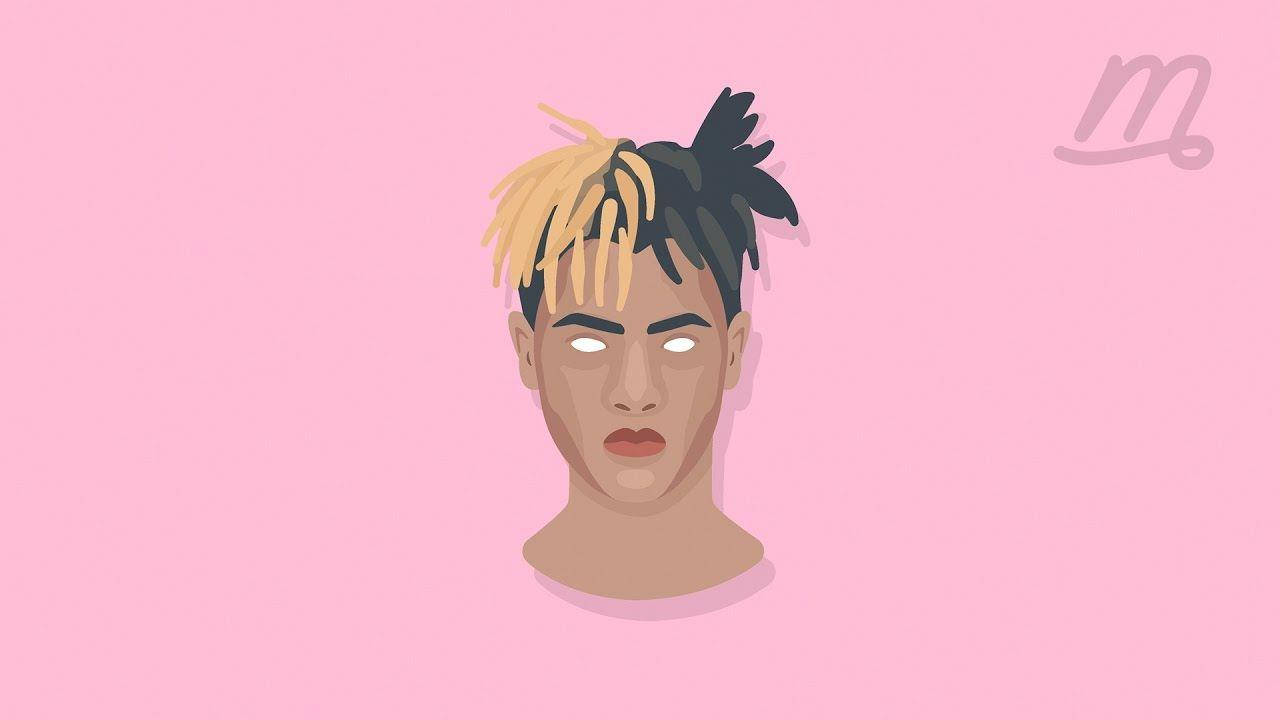 Xxxtentacion 动漫粉色艺术 壁纸