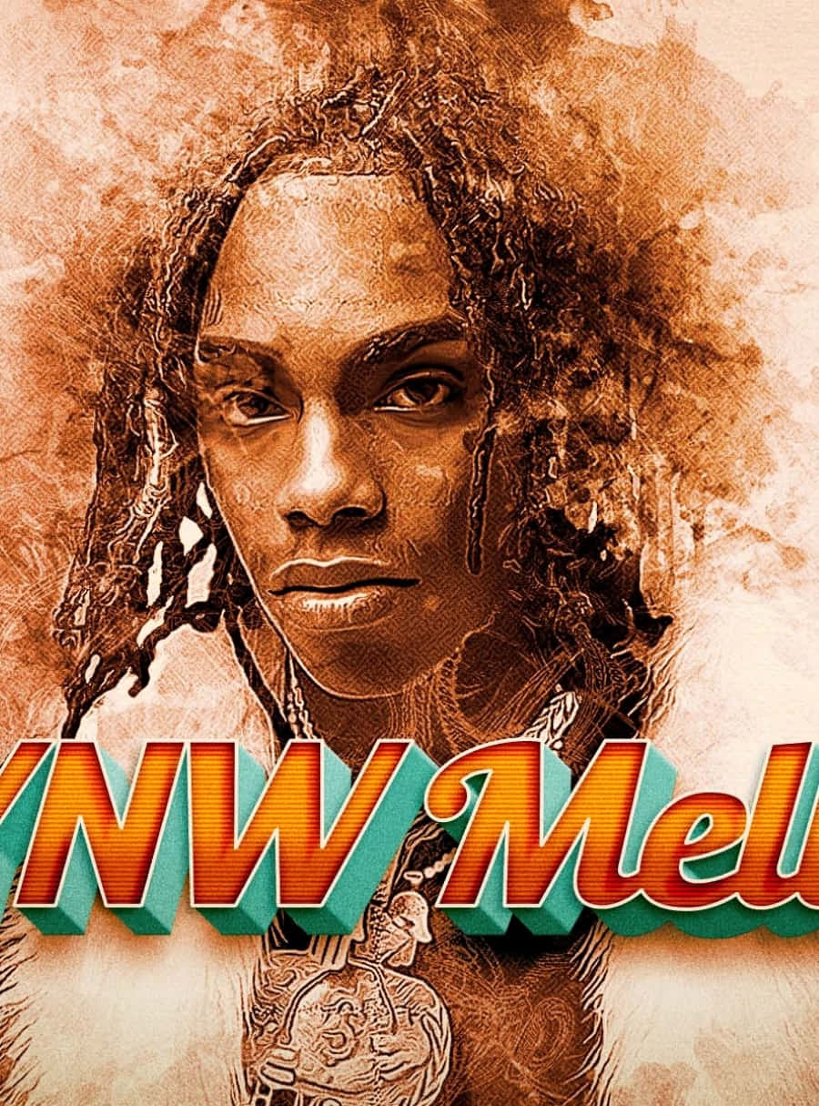 YNW Melly 动画插图 壁纸