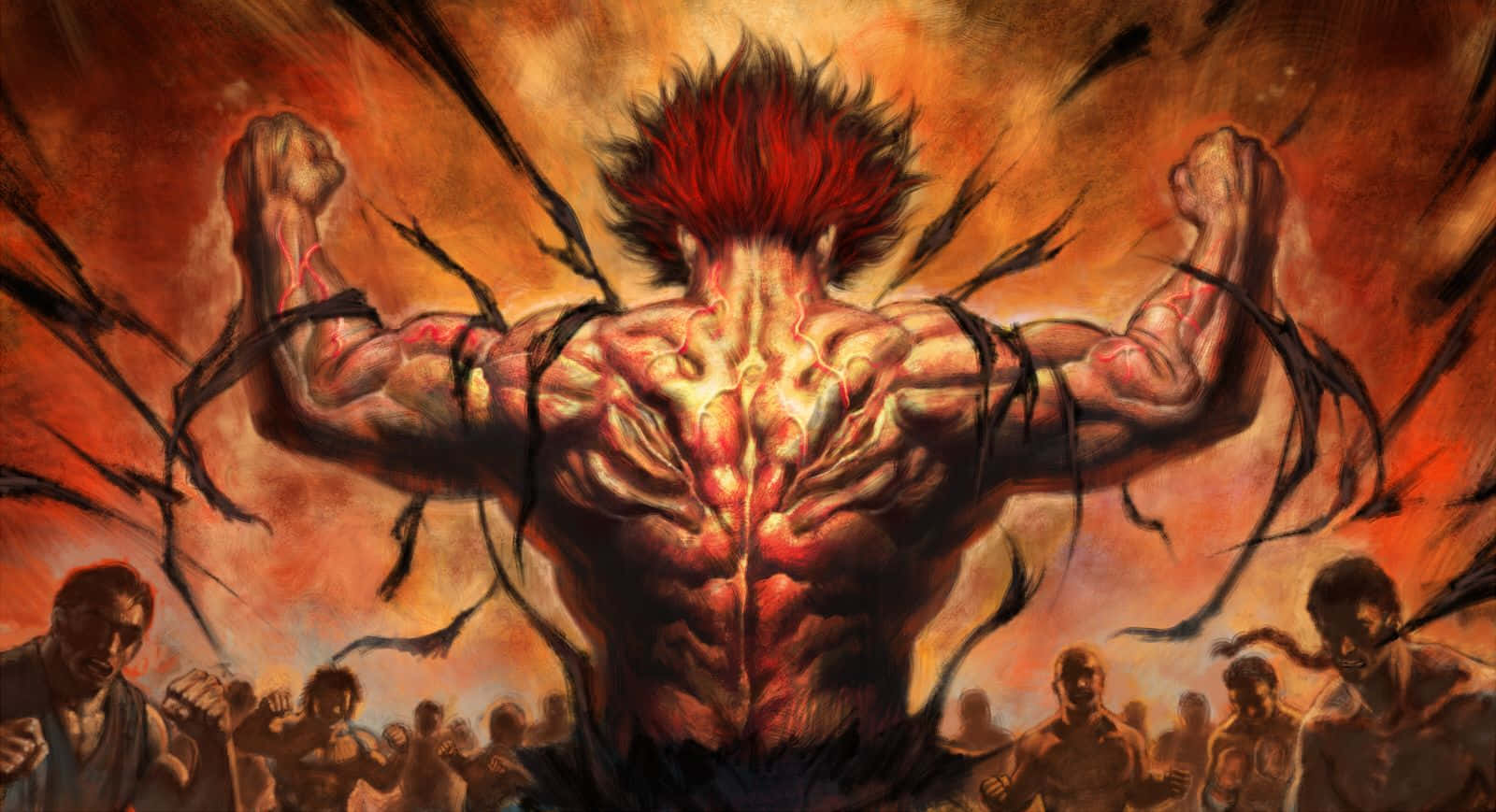 Yujiro Hanma 动漫桌面壁纸 壁纸