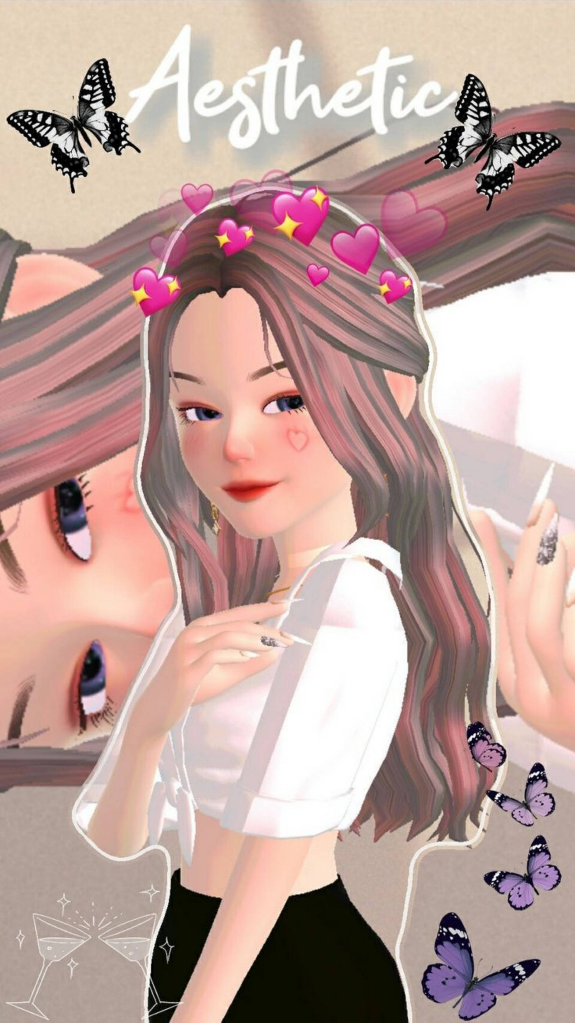 Zepeto 美学女孩 壁纸