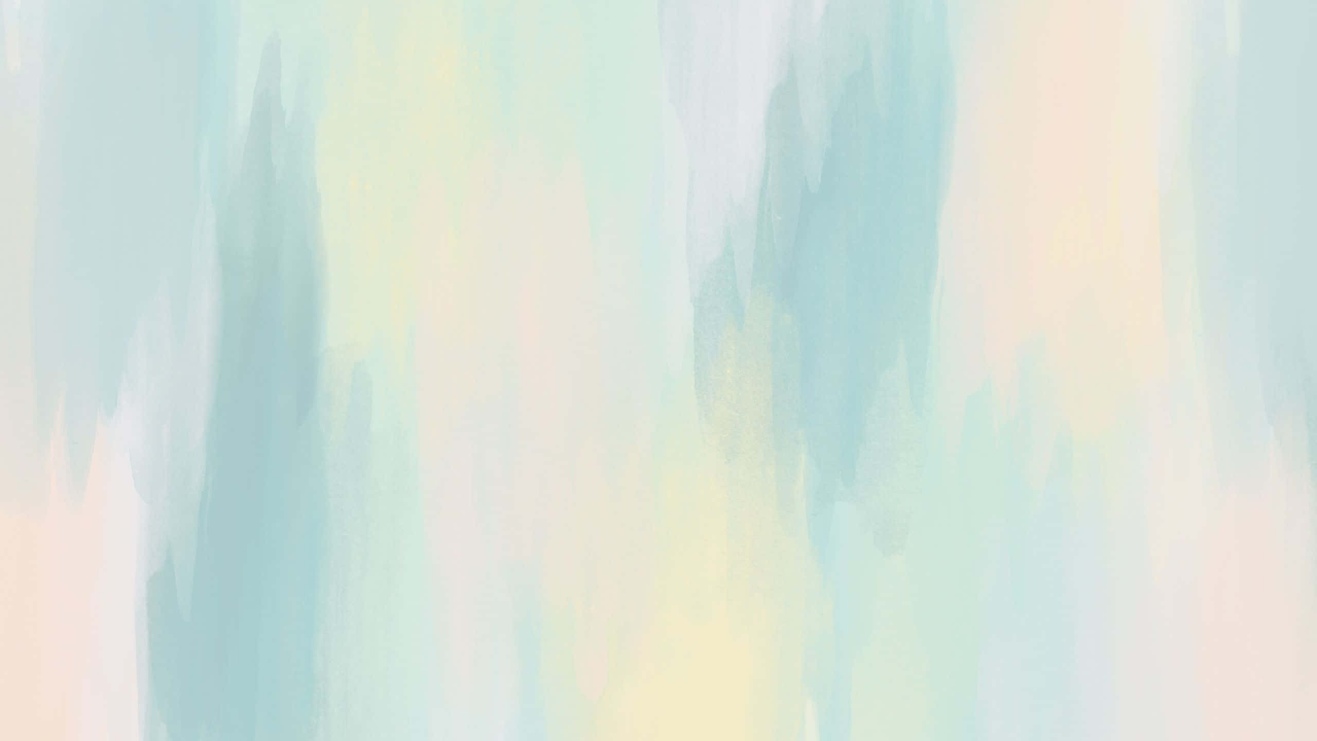 一幅浅蓝与黄色背景的水彩画 壁纸
