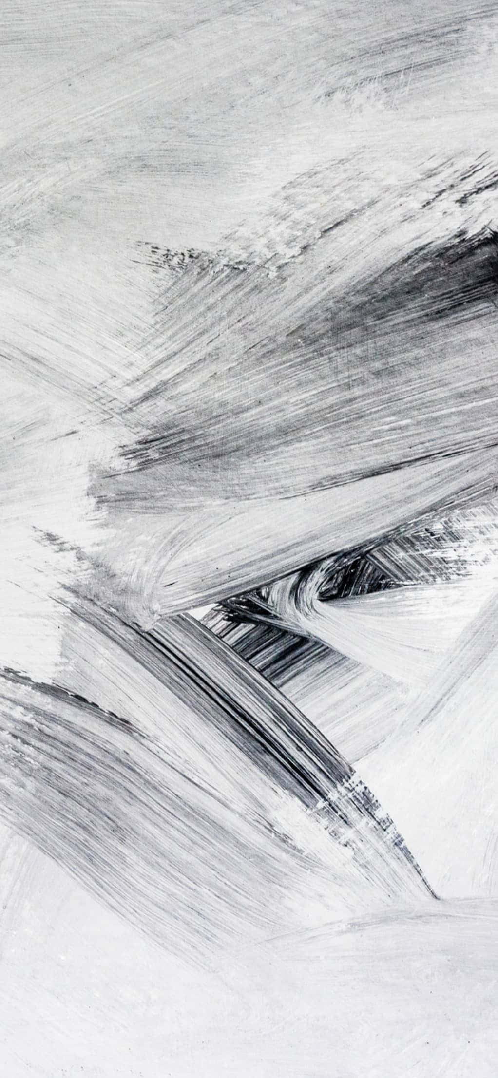 一幅黑白画作 壁纸