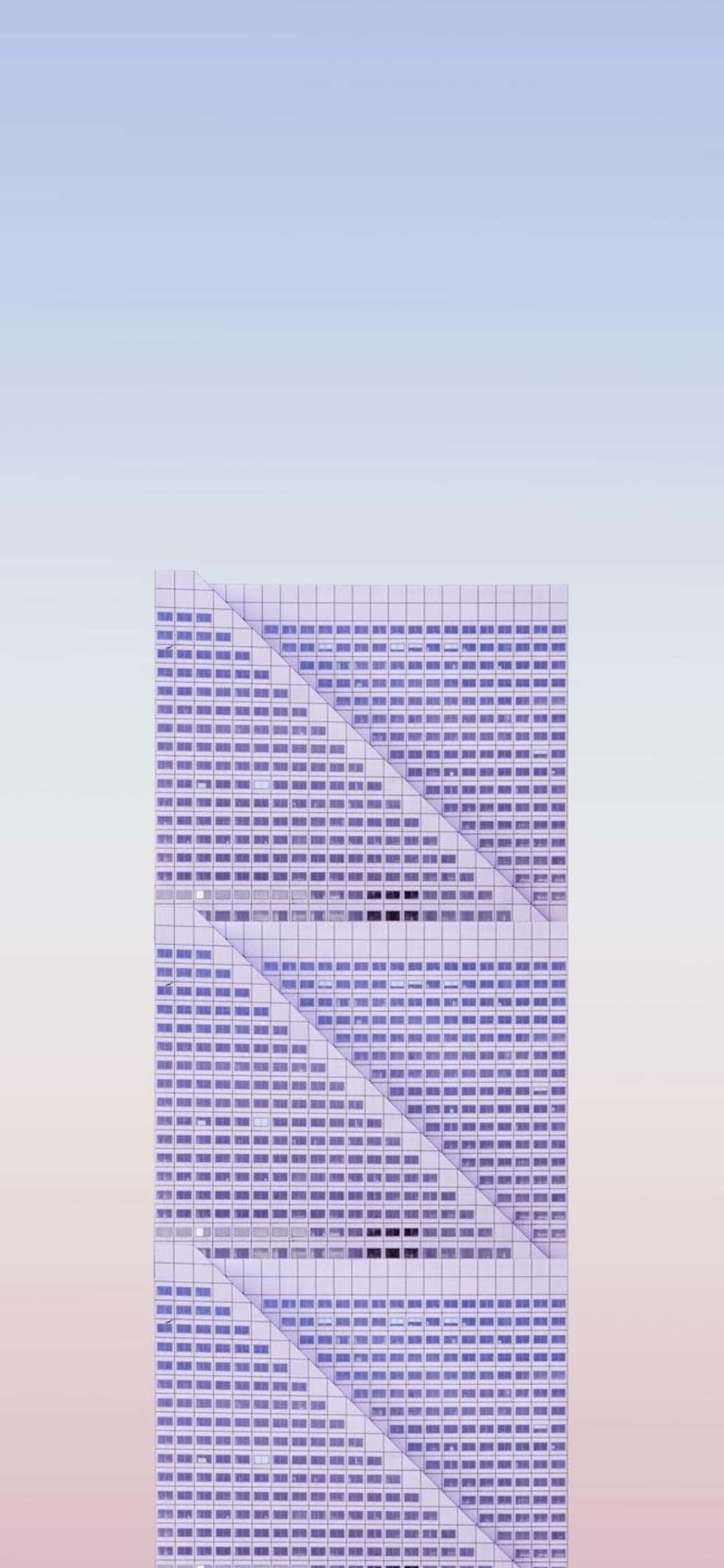一座有楼梯和蓝天建筑的图片 壁纸