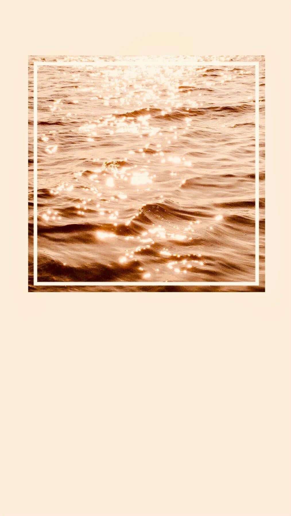 一张日落水面的照片 壁纸