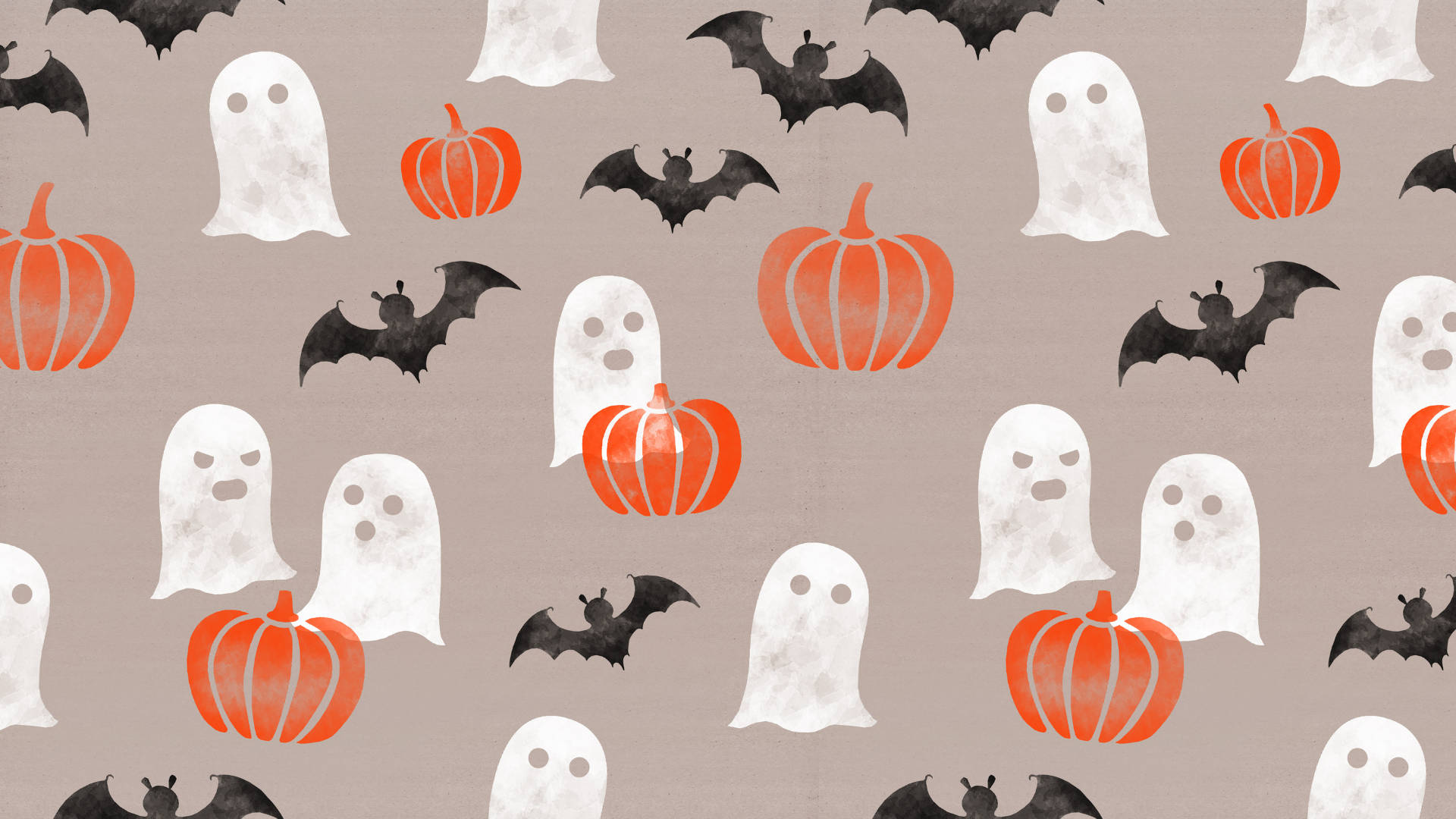万圣节美学幽灵南瓜笔记本壁纸 壁纸