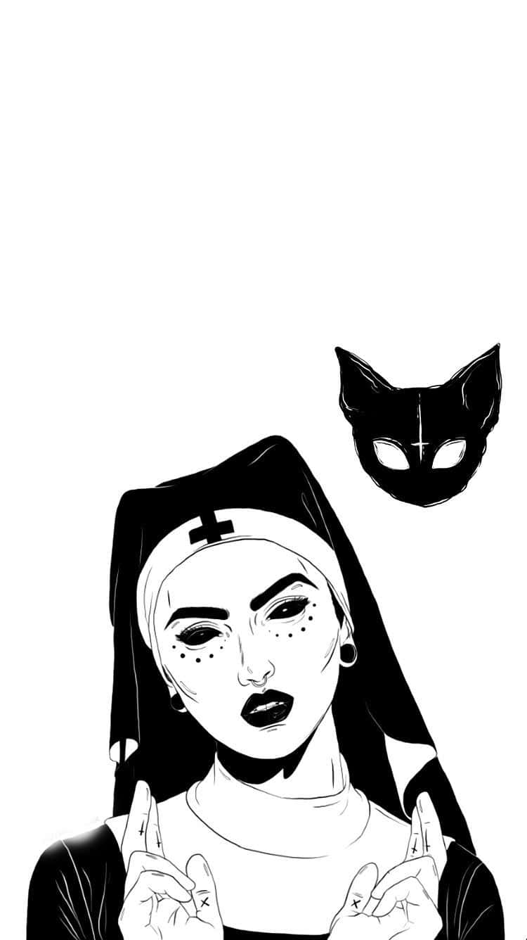 万圣节美学猫娘 壁纸