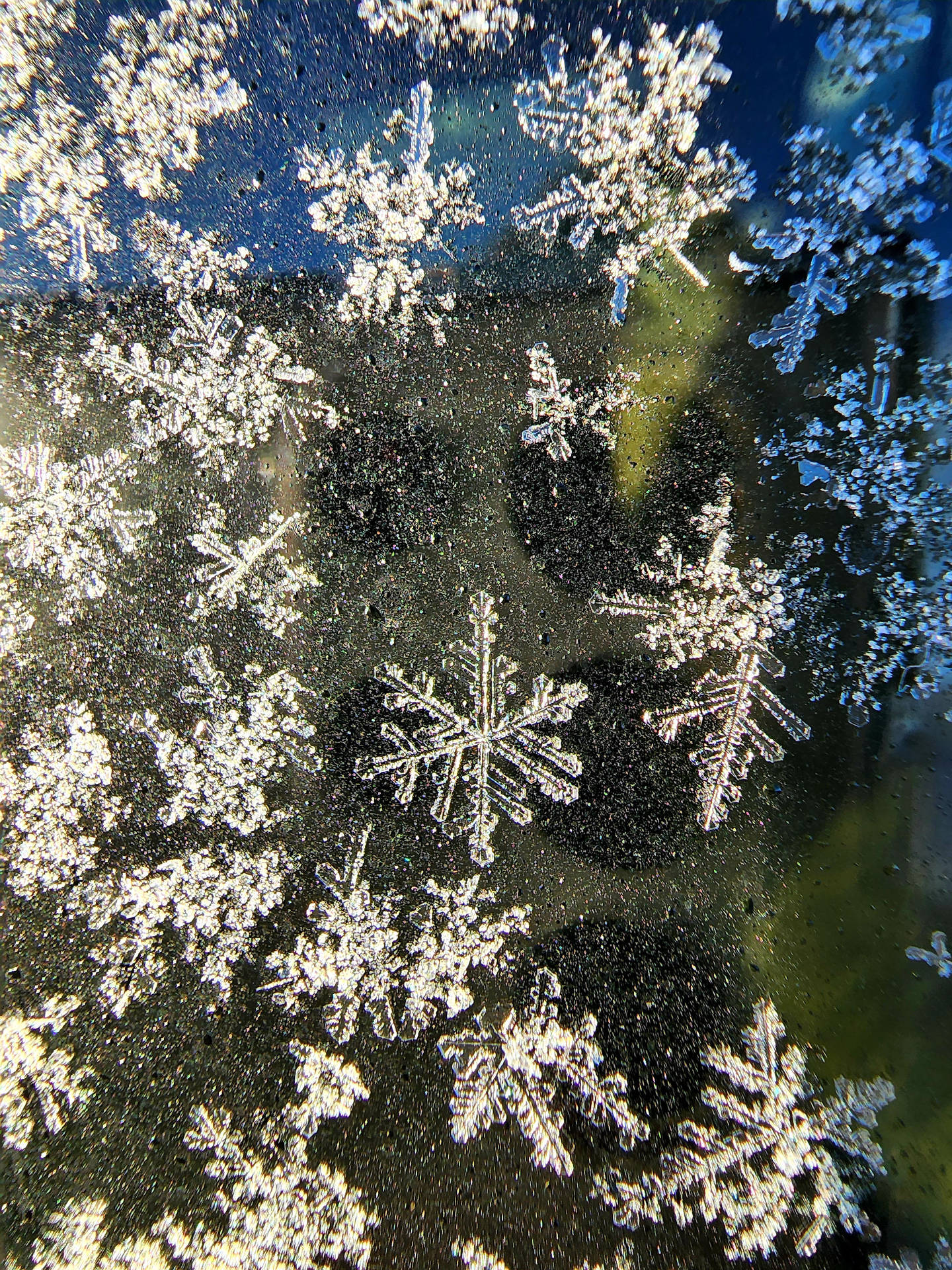 三星Galaxy S22雪花壁纸