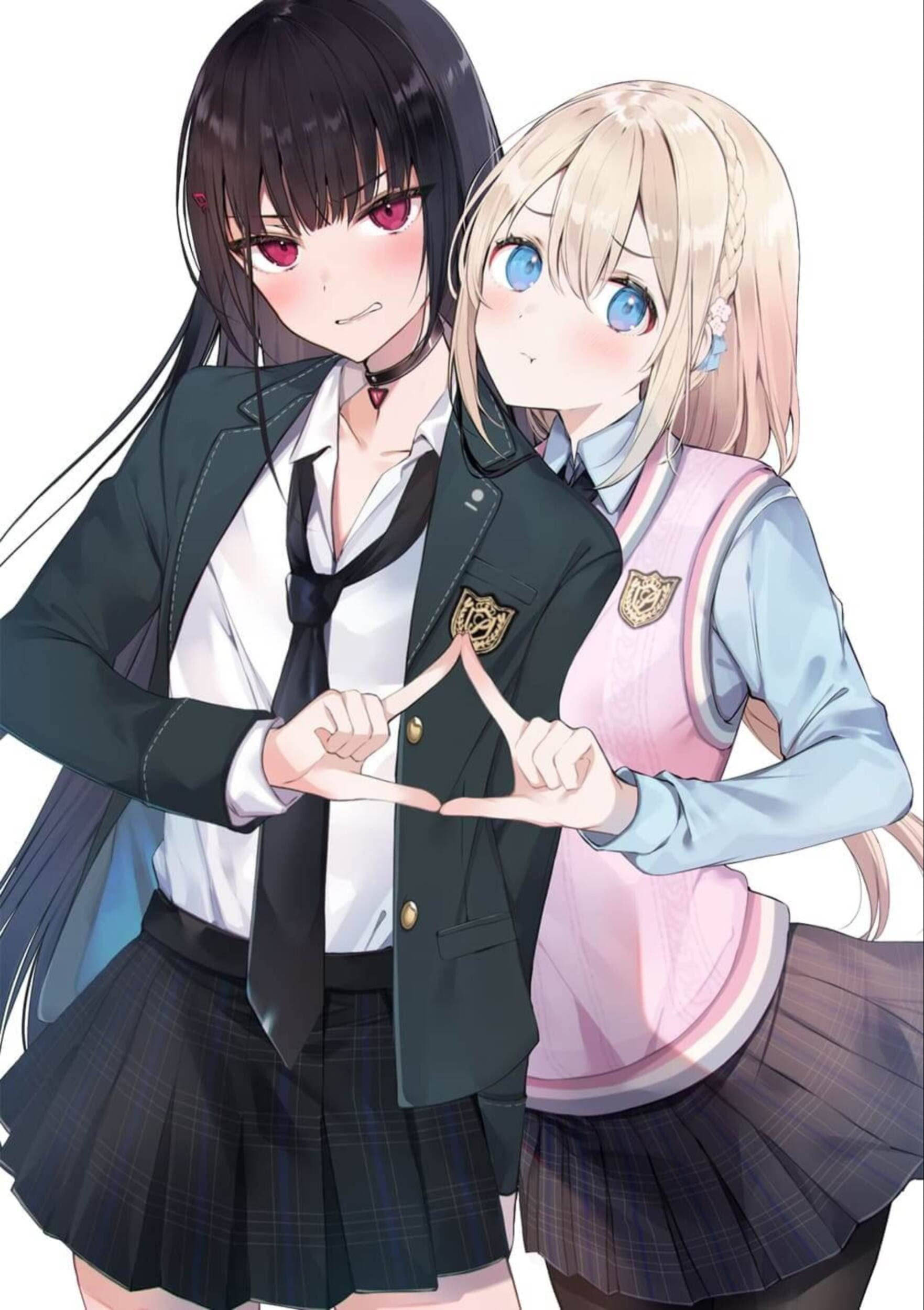三角恋喜剧动漫女同 壁纸