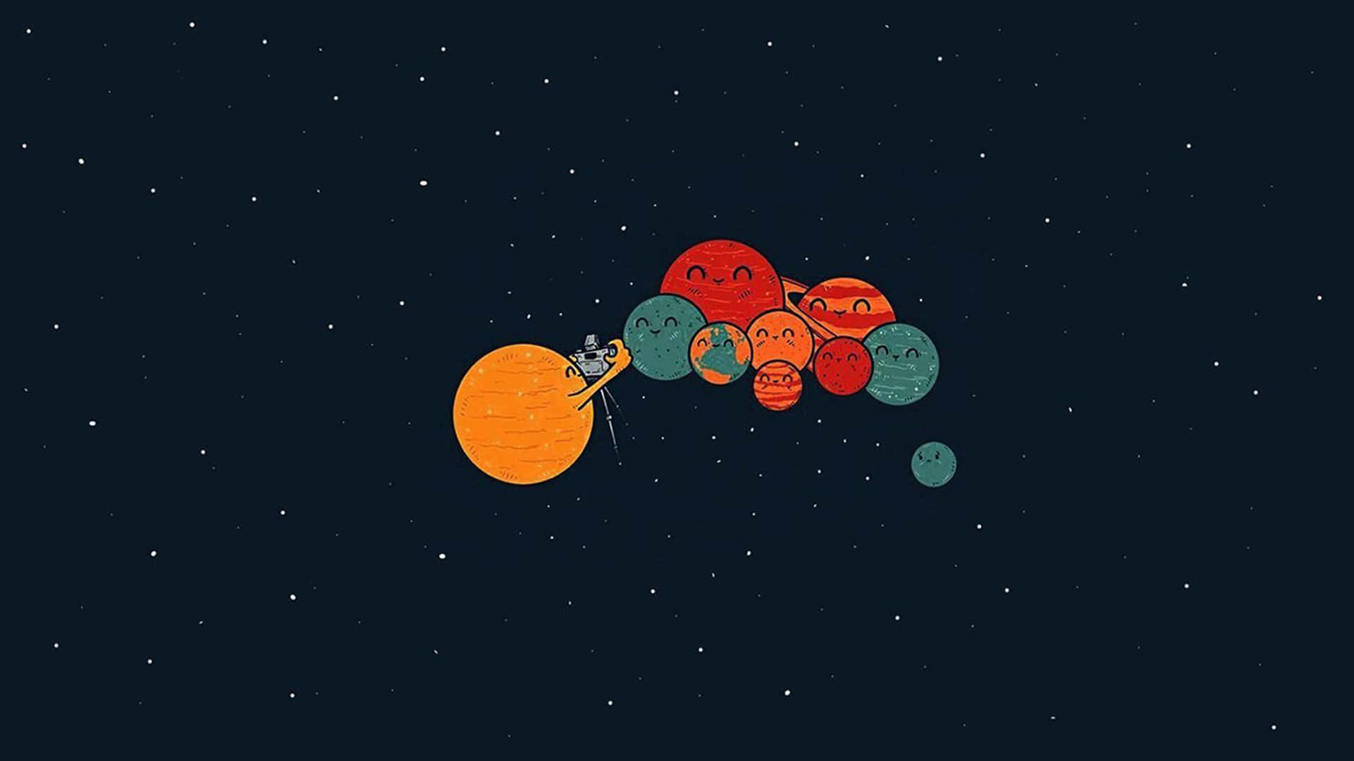 与太空奥秘的连接 壁纸