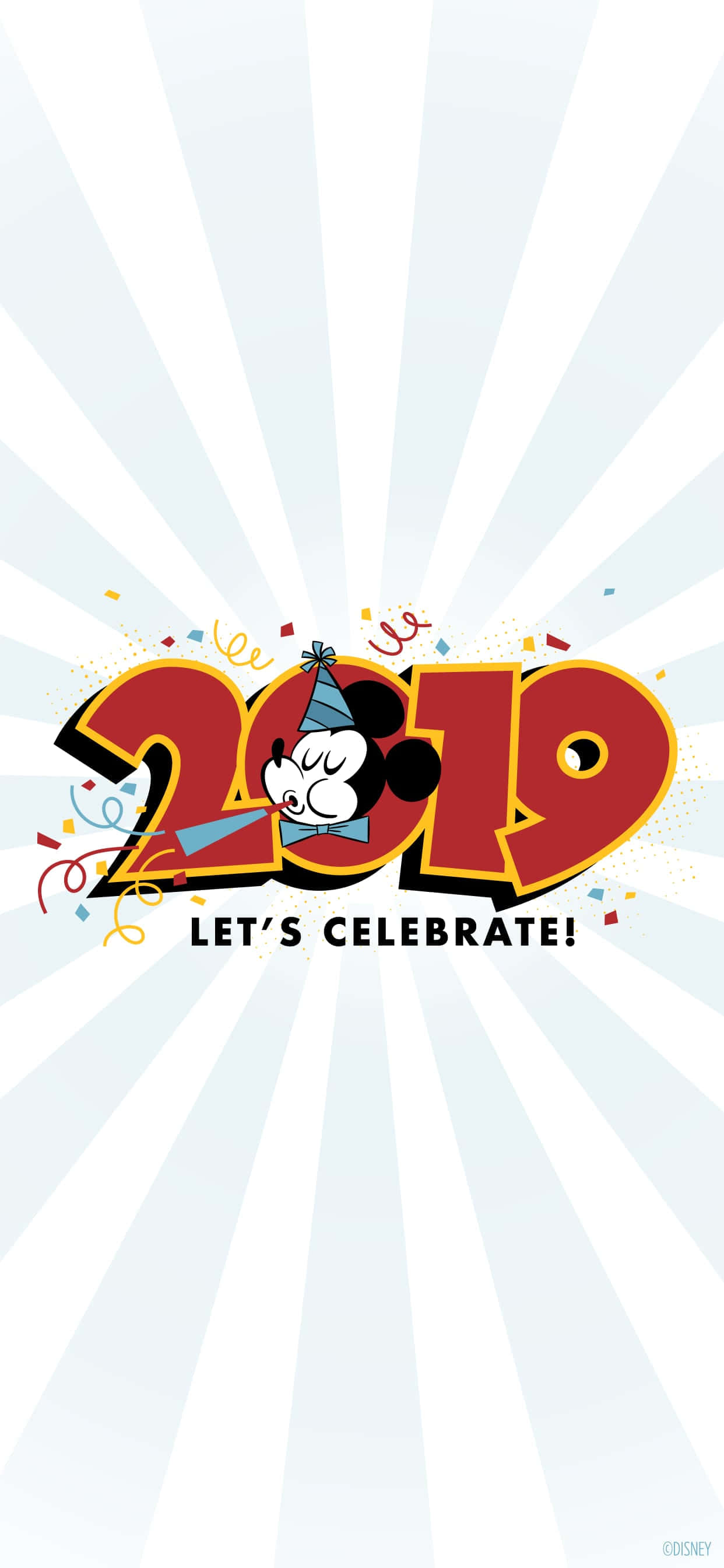 与米老鼠一起庆祝新年！ 壁纸