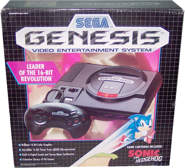 世嘉Genesis主机包装盒艺术 壁纸