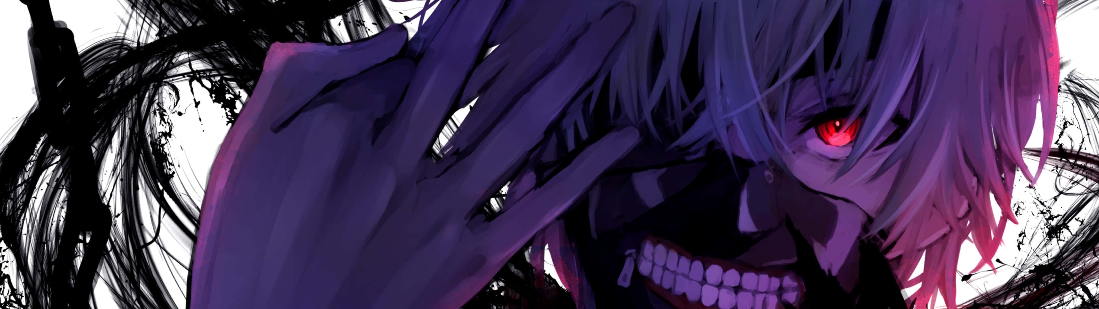 东京喰种金木研3840x1080动漫 壁纸