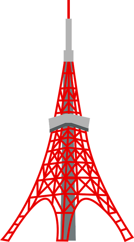 东京塔标志性建筑 壁纸