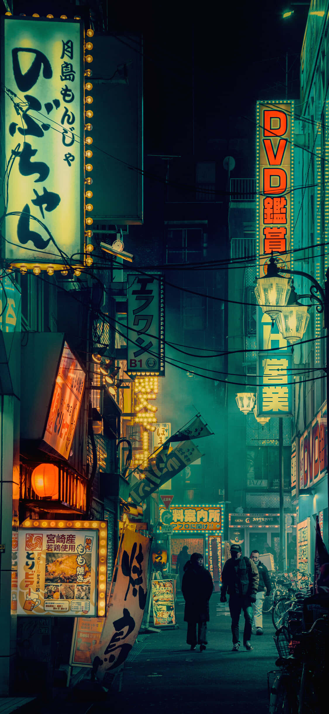 东京数字艺术手机背景 壁纸