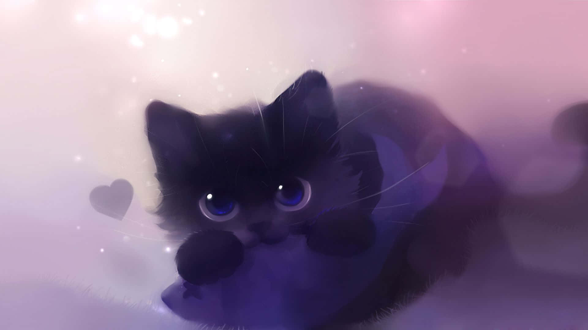 “为动漫猫腾出空间！” 壁纸