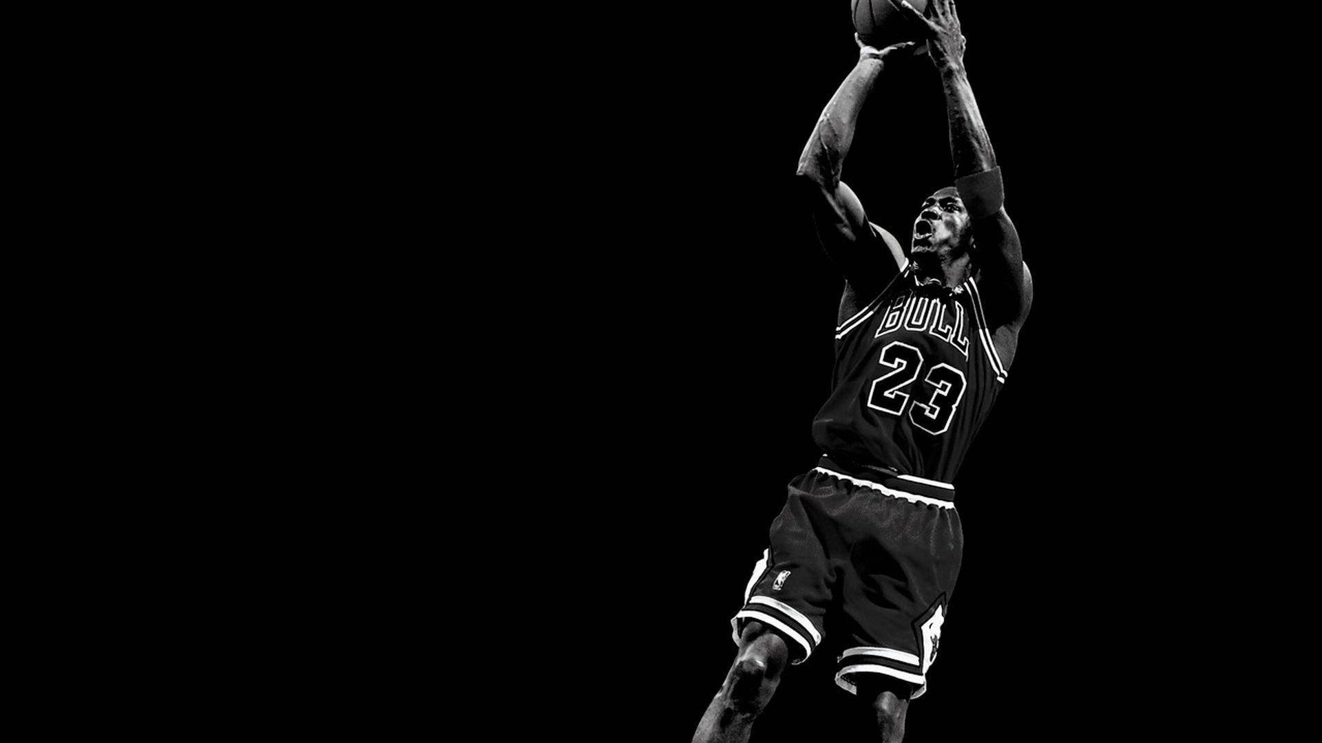 乔丹三分投篮NBA桌面 壁纸