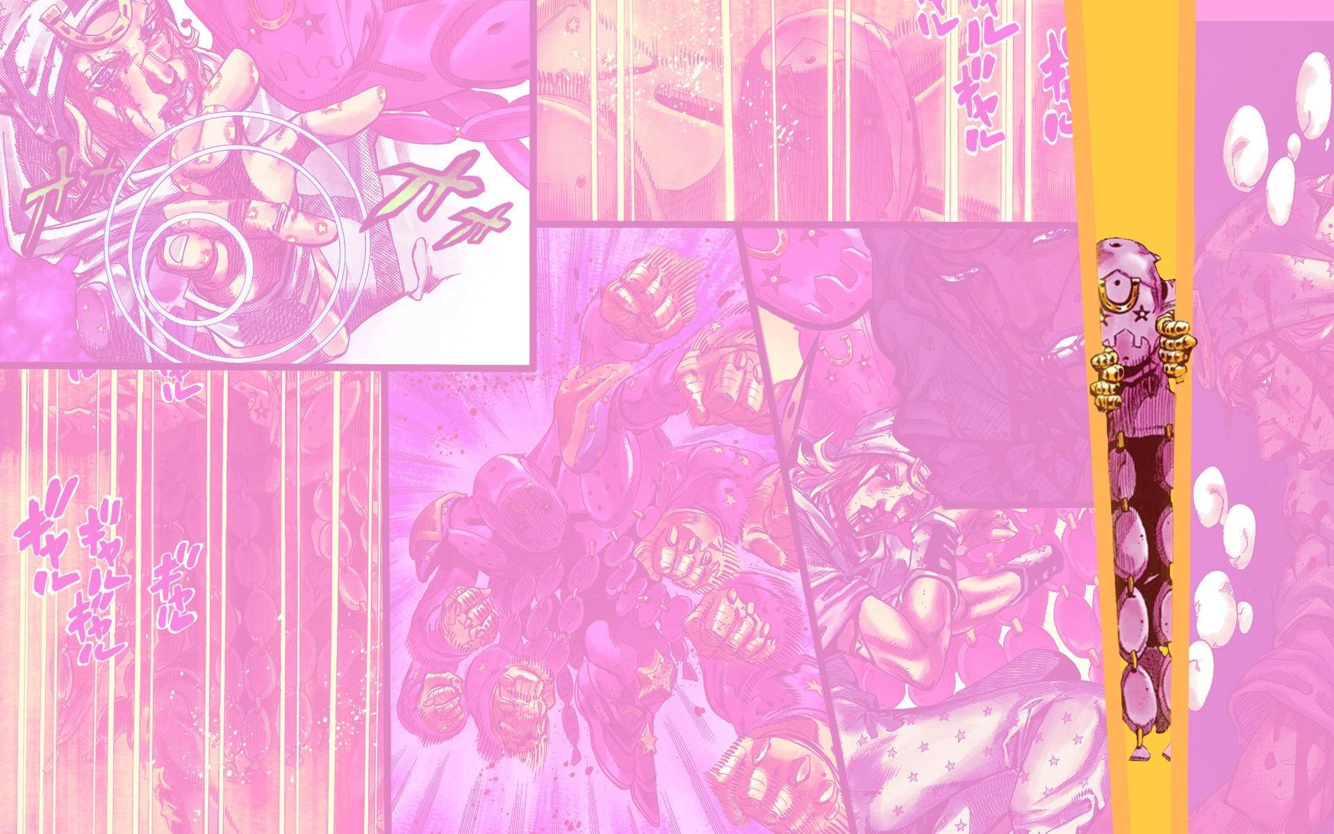 乔尼·乔斯达替身：牙ACT4彩色漫画壁纸 壁纸