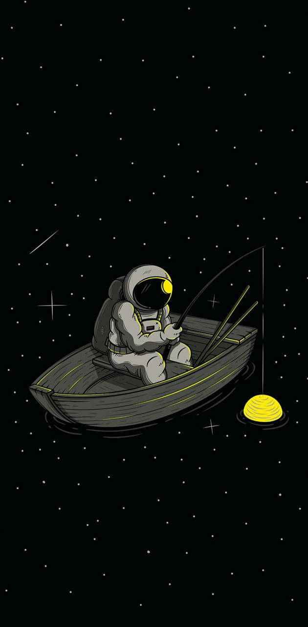 互动太空钓鱼 — 太空 壁纸