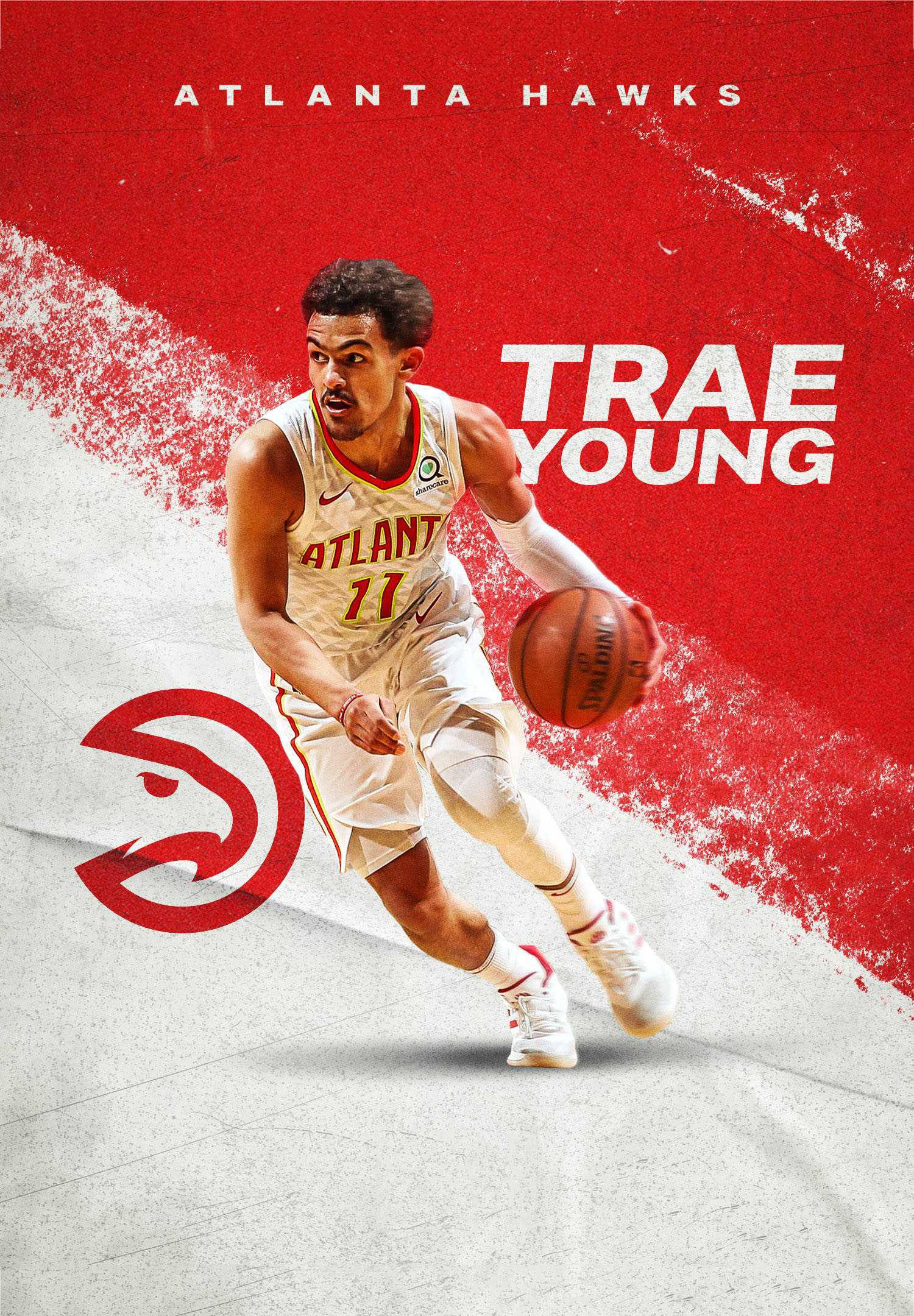 亚特兰大鹰队特雷·杨 壁纸