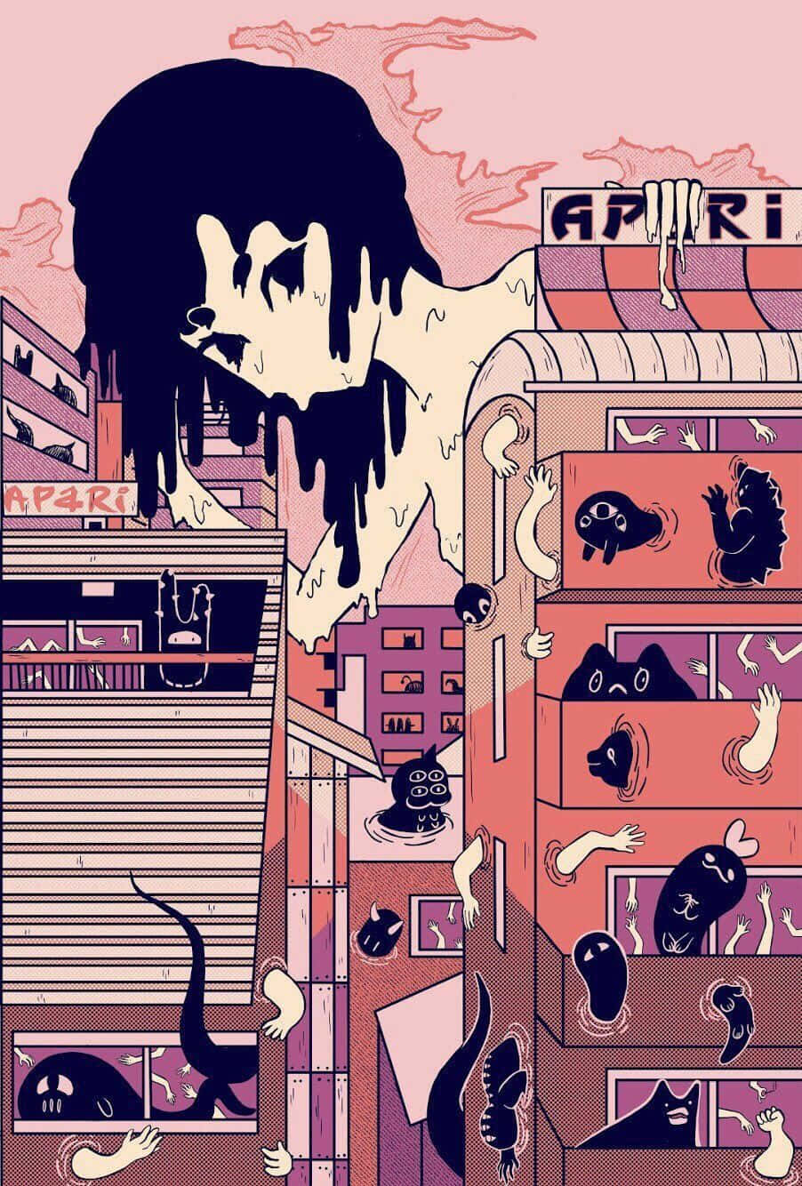 • “享受动漫美学的魅力” 壁纸
