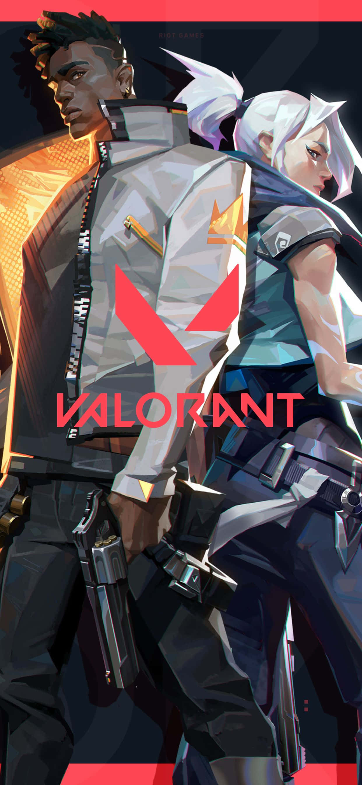 以时尚风格体验iPhone Xs Max上的《Valorant》 壁纸