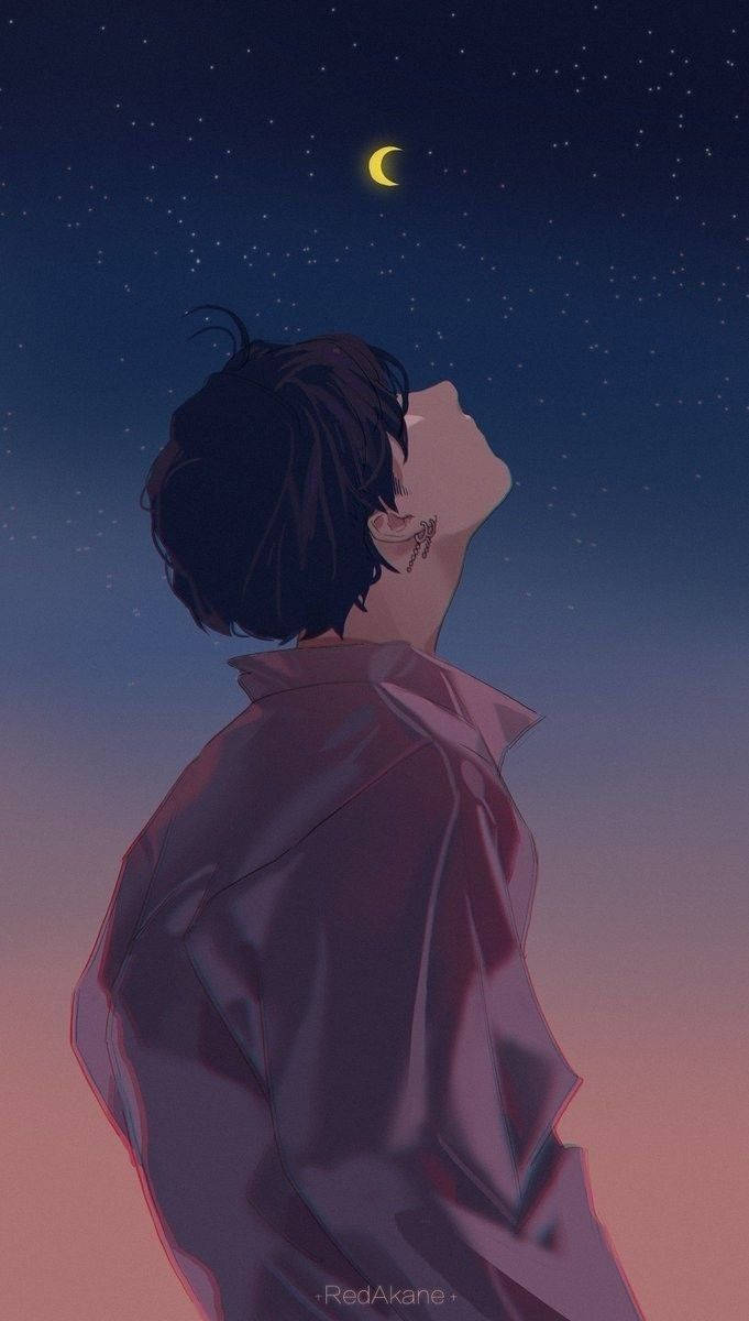 仰望星空的孤独少年动漫 壁纸