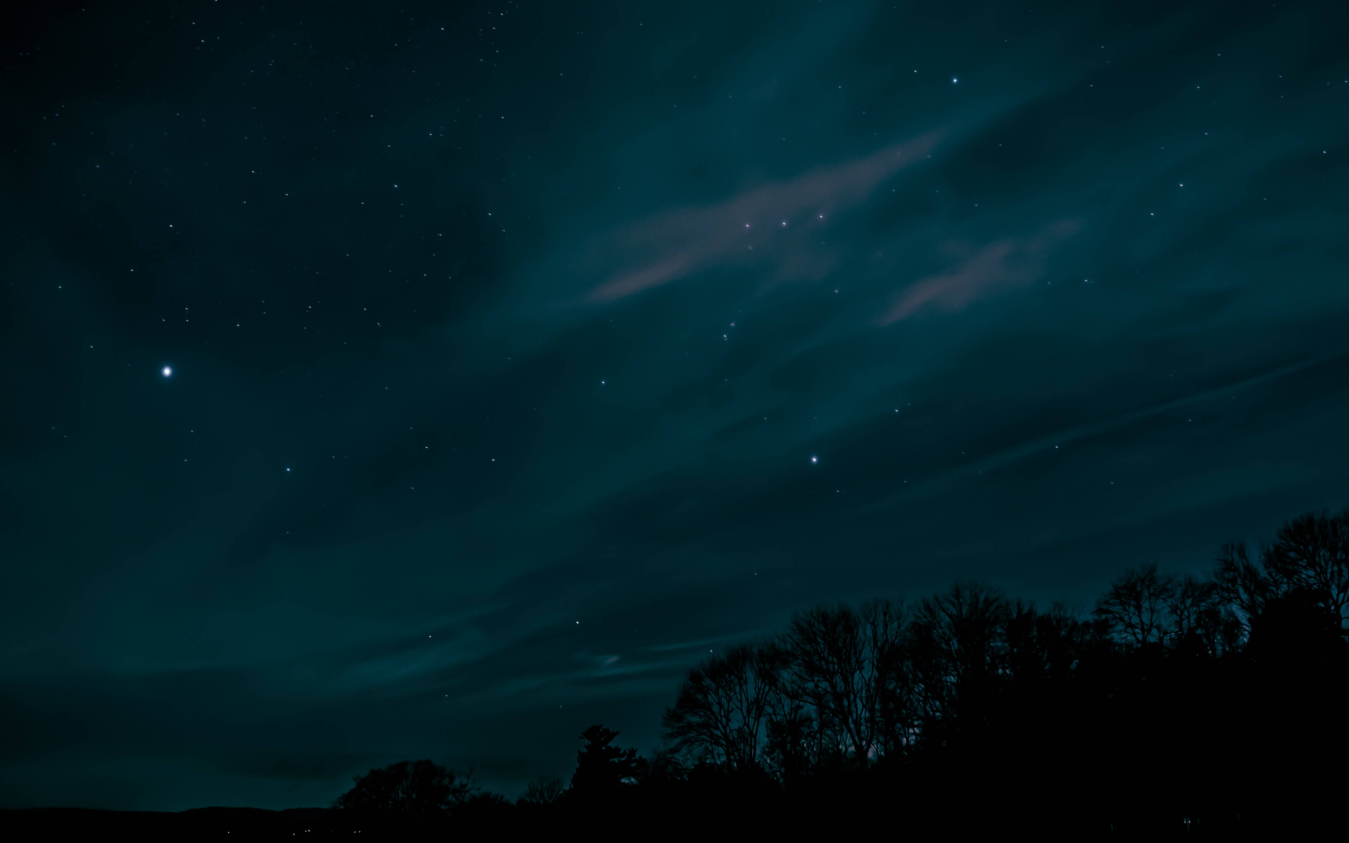 仰望这片迷人的星空之夜 壁纸