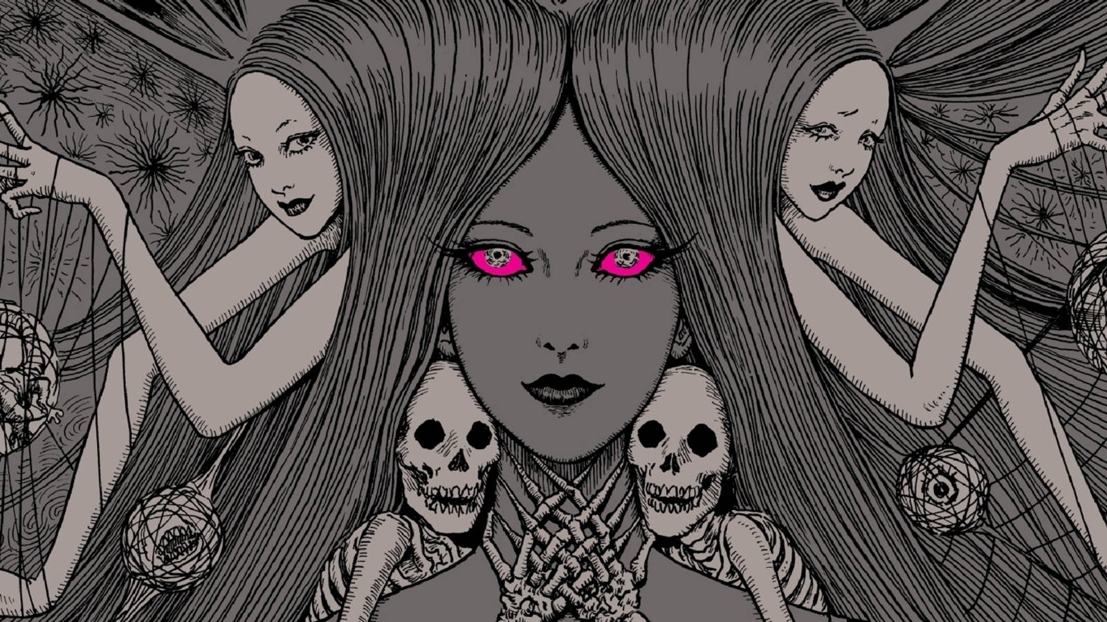 伊藤润二死亡主题艺术画作 壁纸
